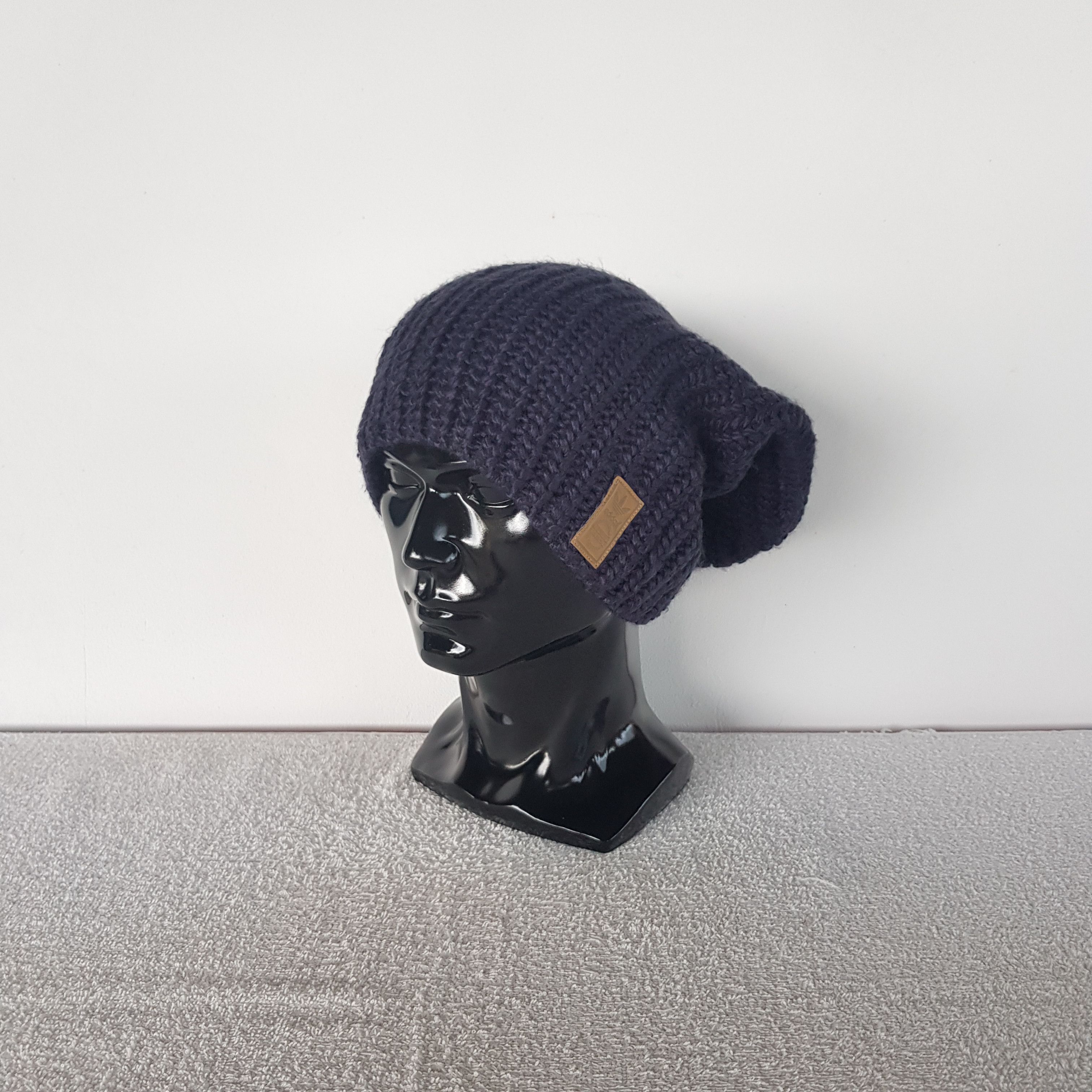 Adidas Vintage Adidas Beanie Cable Knit Aran Isle Crochet Snow Caps Size ONE SIZE - 1 Thumbnail