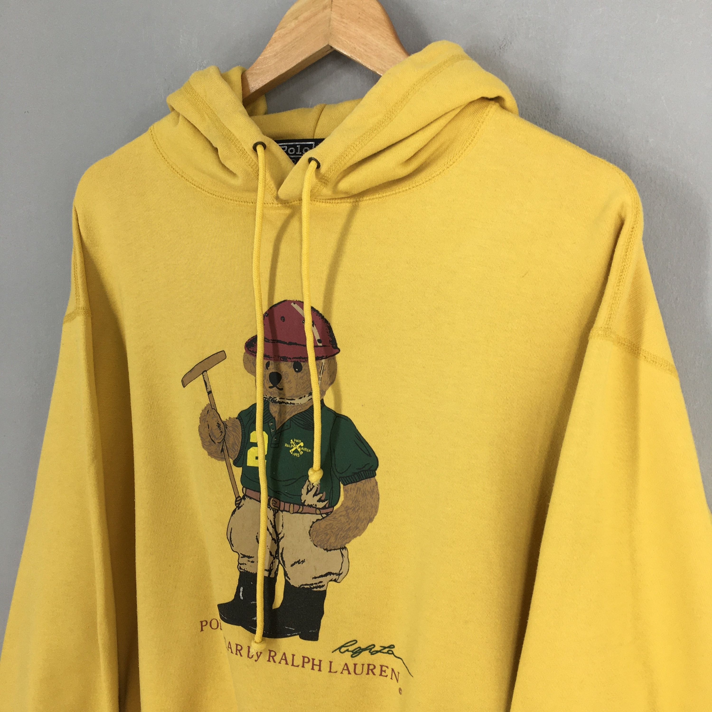 Polo Ralph Lauren Vintage Polo Bear By Polo Ralph Lauren Hoodie Large Size US L / EU 52-54 / 3 - 3 Thumbnail