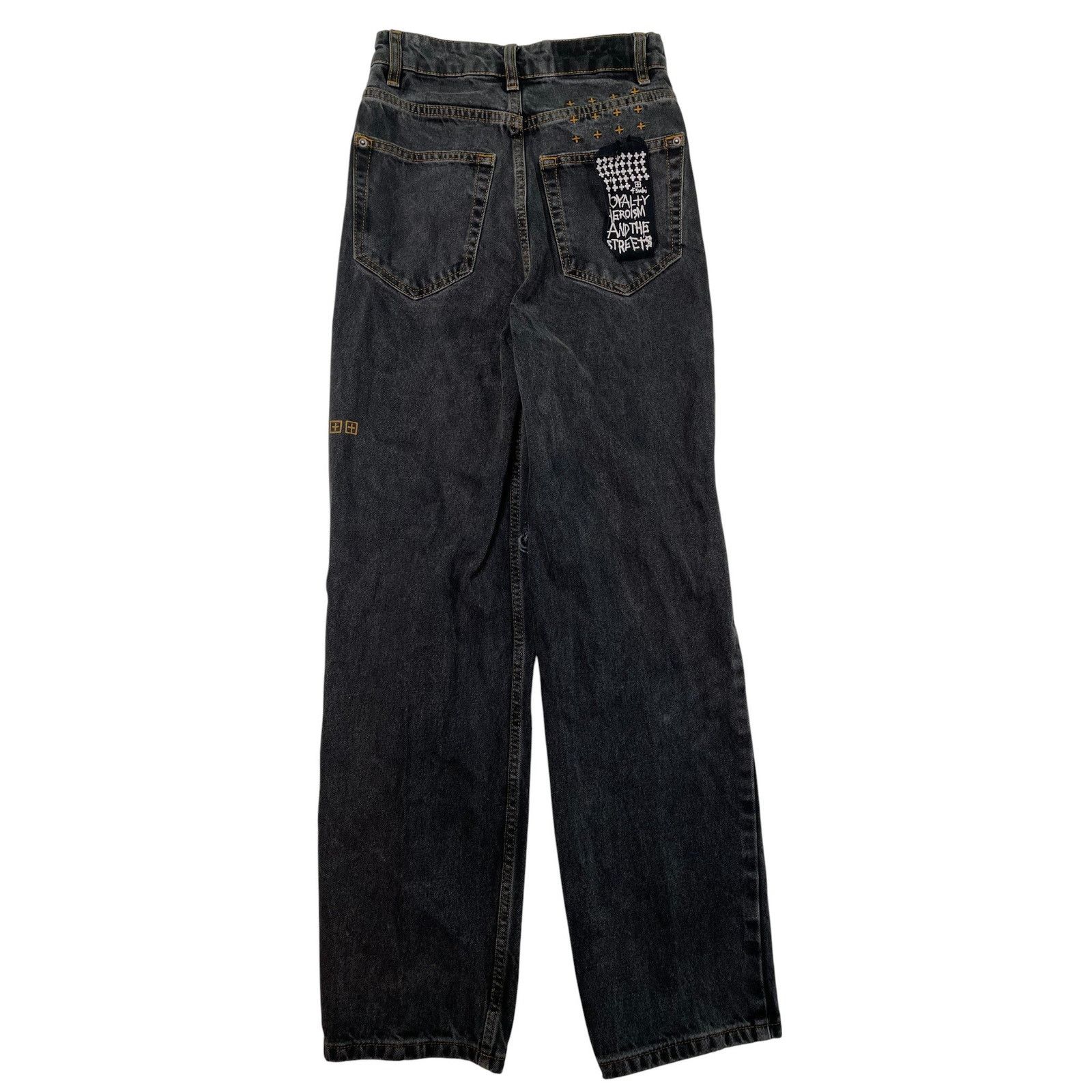 Ksubi Ksubi Grey Ripped Jeans Size US 26 / EU 42 - 2 Thumbnail