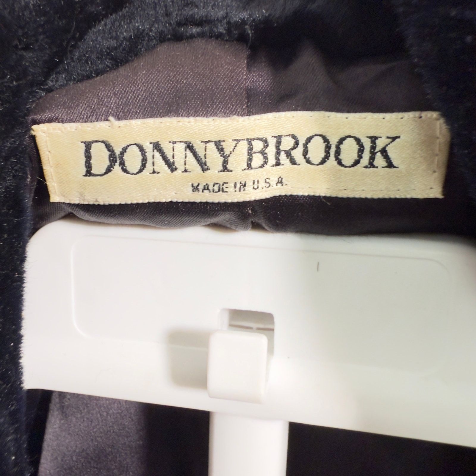Other Donnybrook Vint Faux Fur Coat Shimmery Black Shawl Gorpcore Size L / US 10 / IT 46 - 2 Thumbnail