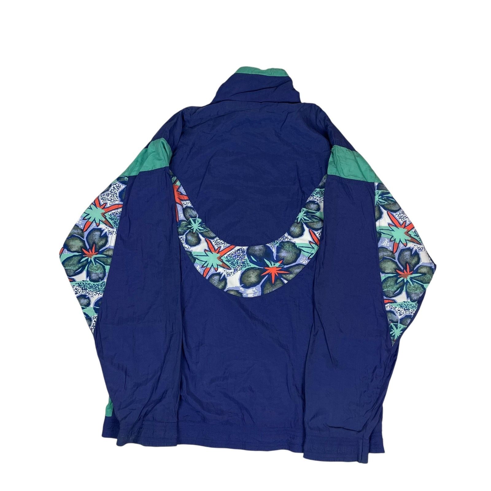 Adidas × Vintage Adidas Men Purple Floral Long Sleeve Full Zip Track Jacket S Size US S / EU 44-46 / 1 - 6 Thumbnail