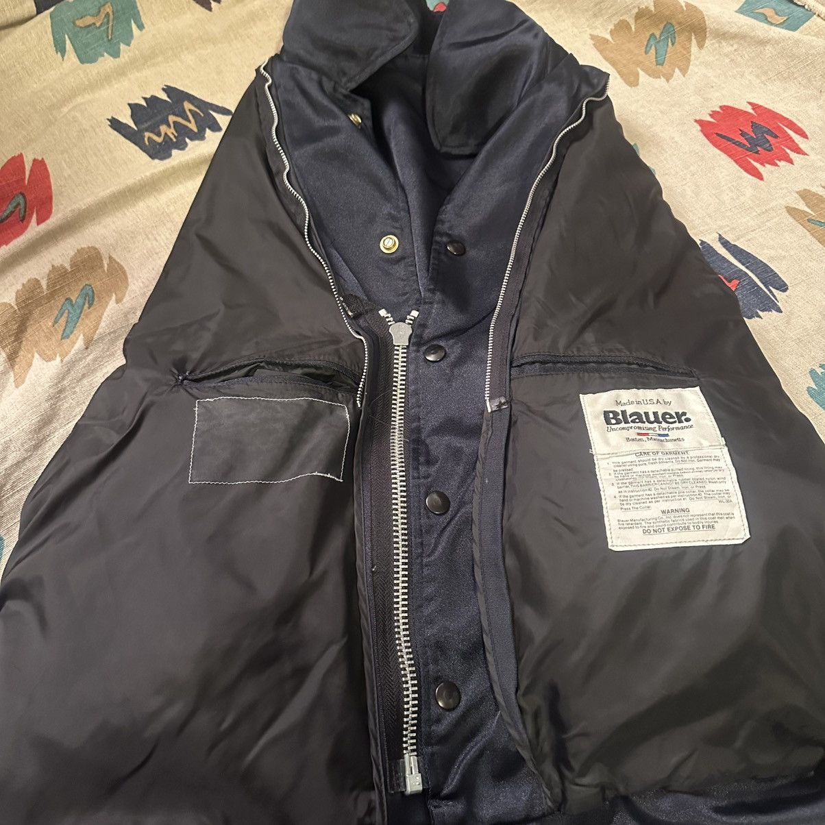 Other × Vintage VTG Blauer Police Uniform Black Button Up Adjustable Jacket Size US L / EU 52-54 / 3 - 13 Thumbnail