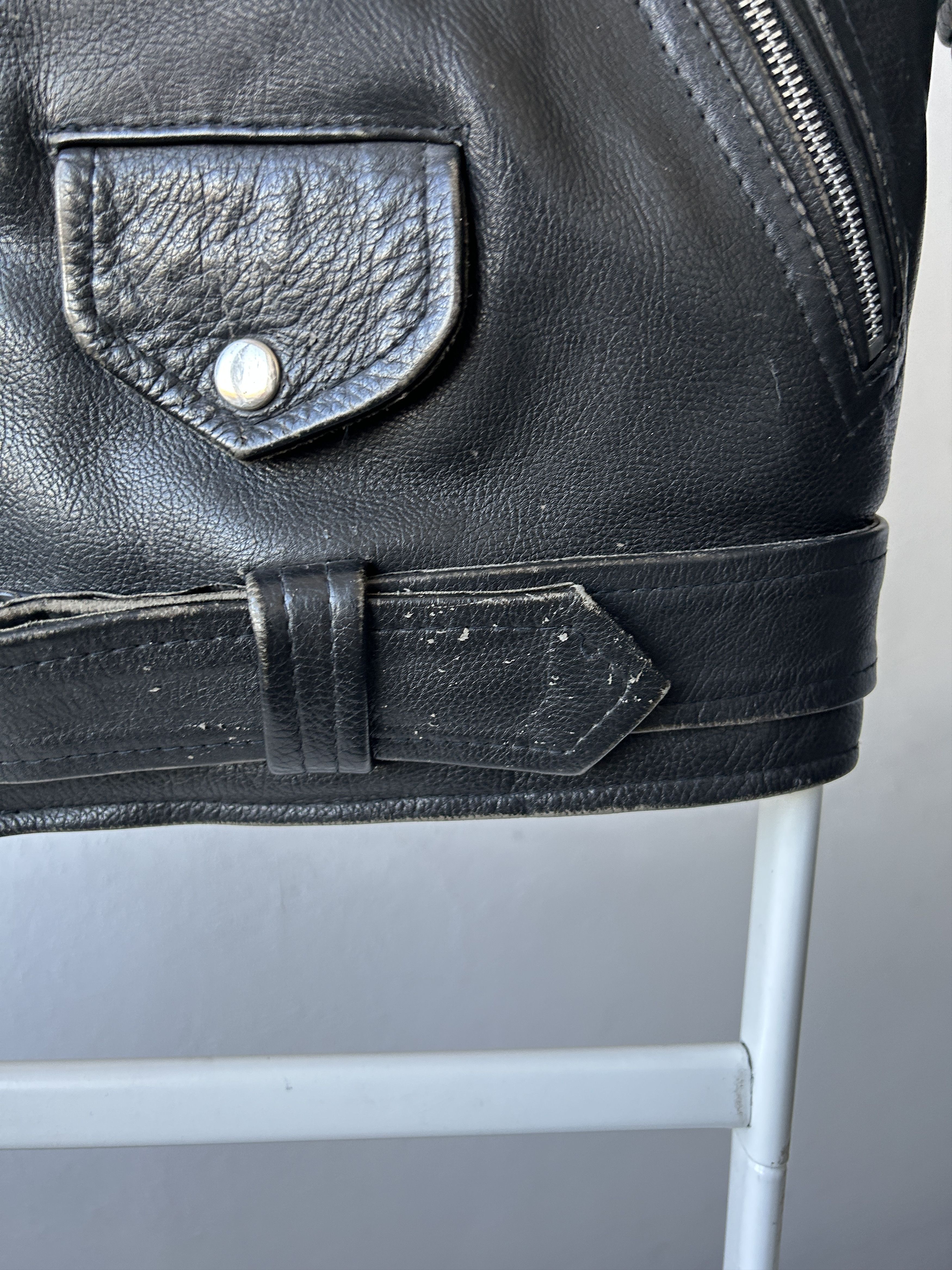 Vintage Vintage ramones biker leather jacket Size US M / EU 48-50 / 2 - 7 Thumbnail