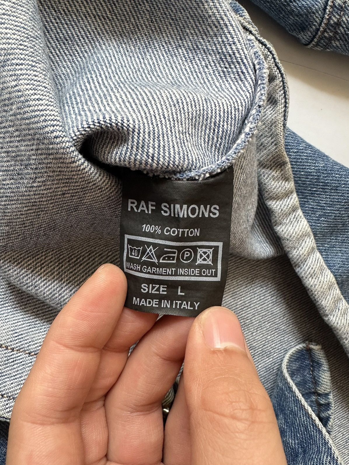 Raf Simons Raf simons patch denim shirt Size US L / EU 52-54 / 3 - 6 Thumbnail