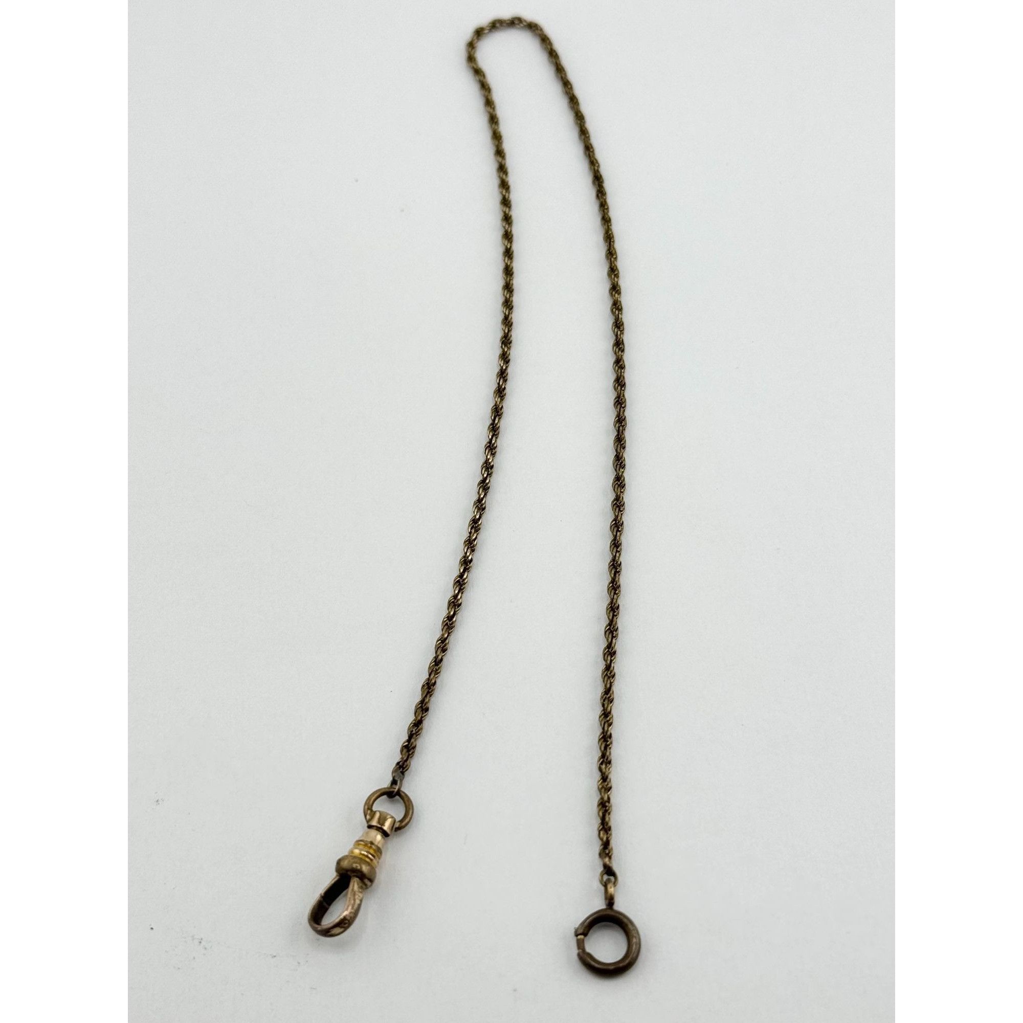 Vintage DB & Co Estate Gold Filled Watch Fob Chain Size ONE SIZE - 4 Thumbnail