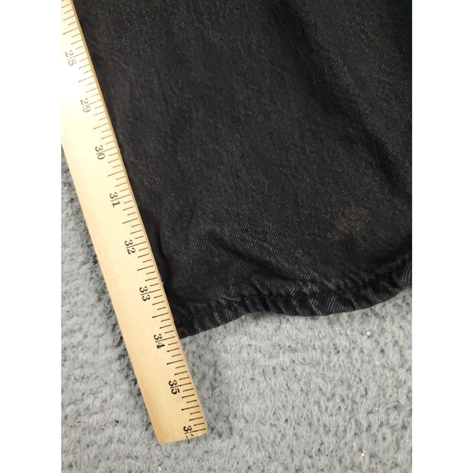 Levi's Levis 501 Mens Straight Leg Jeans 36x34 Gray Cotton 5-Pocket Button Fly Regular Fit Size US 36 / EU 52 - 5 Thumbnail