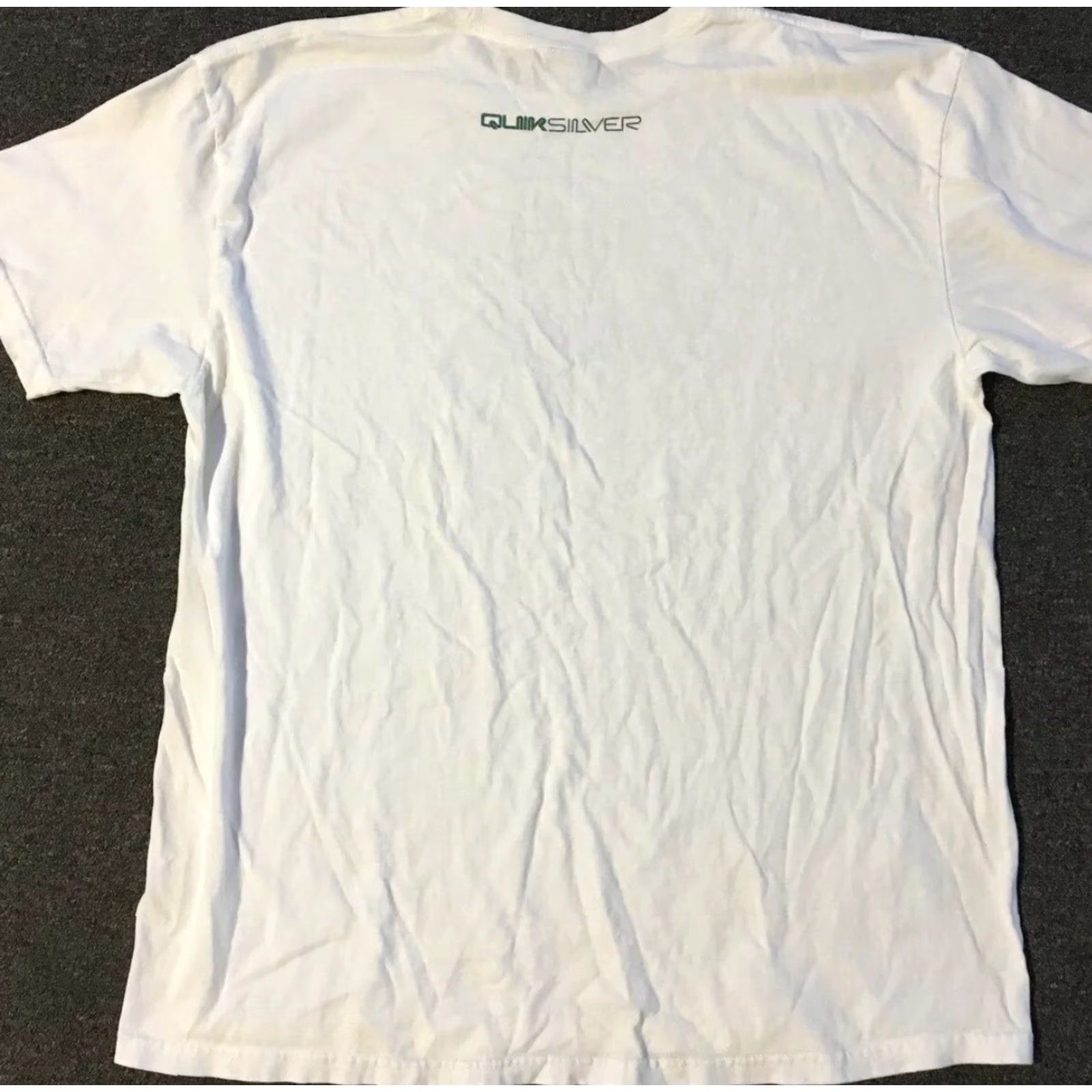 Volcom VINTAGE Quiksilver Shirt XL Surf Skate Beach 90s T-Shirt Mens White Graphic Tee Size US XL / EU 56 / 4 - 3 Thumbnail