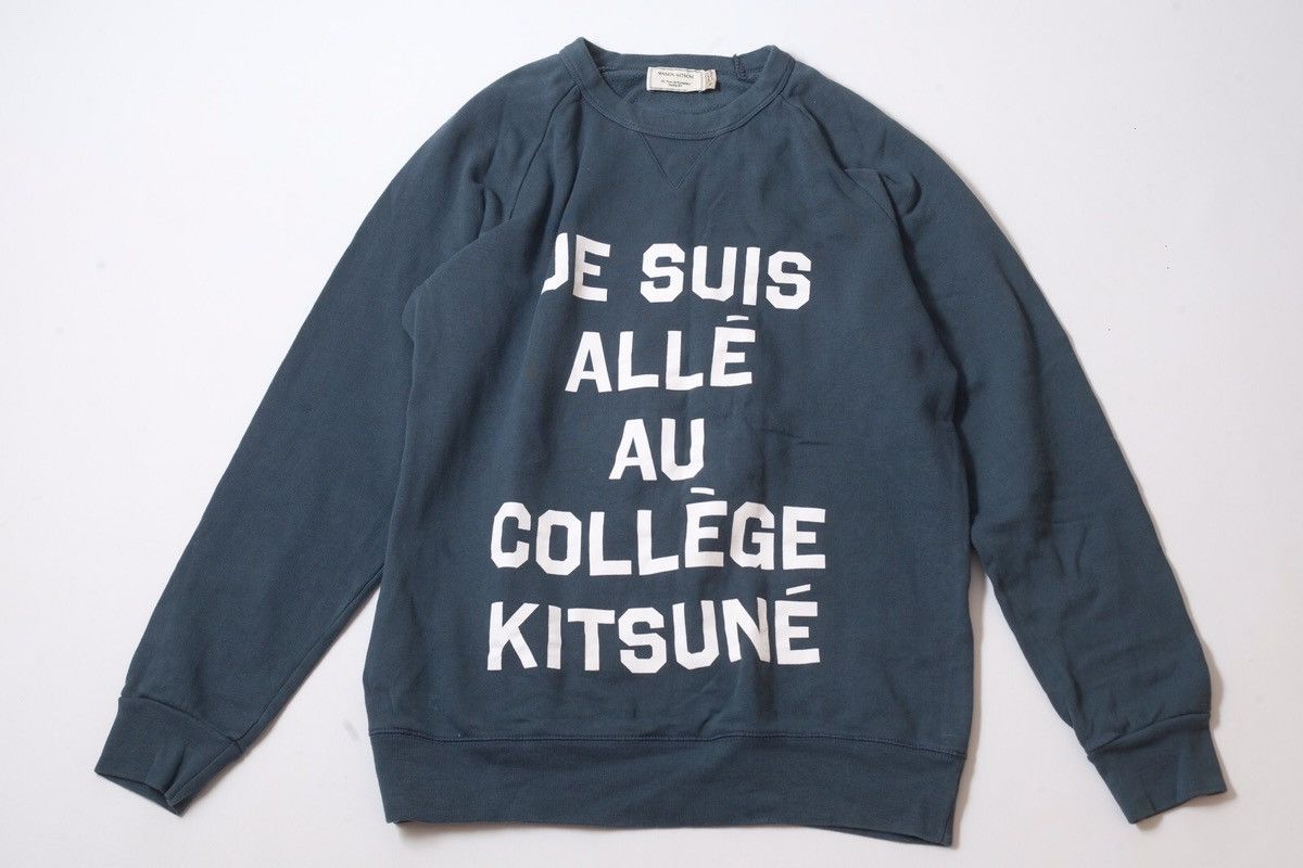 Maison Kitsune Maison Kitsune College Sweatshirt Size US M / EU 48-50 / 2 - 1 Thumbnail