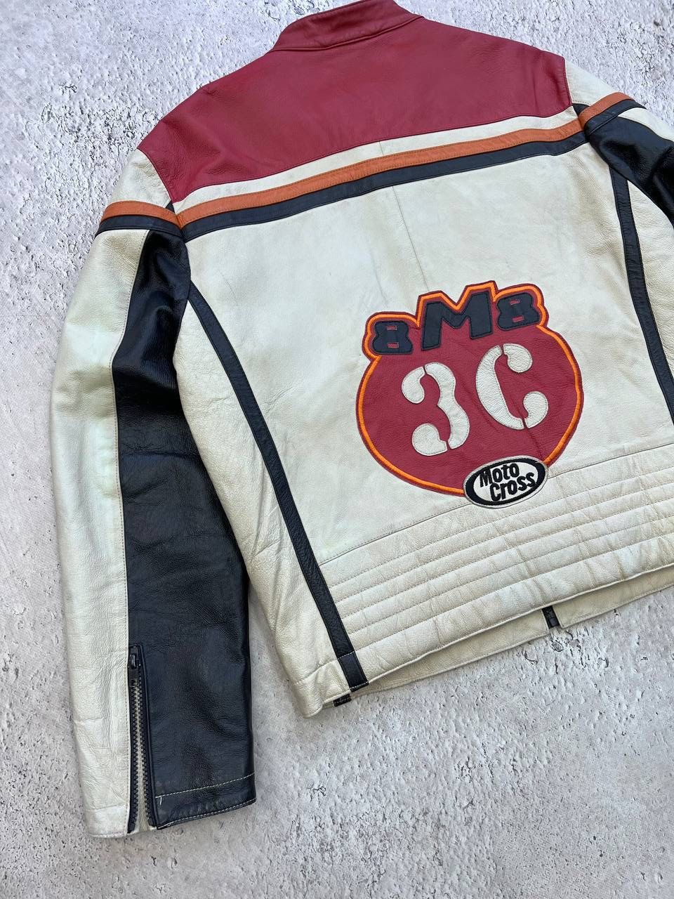 Vintage Vintage Y2K Racing Moto Leather Jacket Size US M / EU 48-50 / 2 - 11 Thumbnail