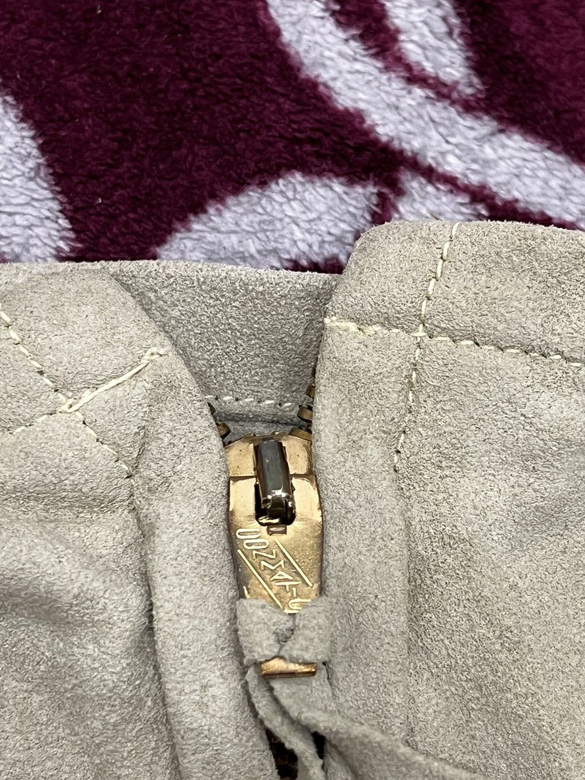 Genuine Leather Vintage 50s/60s Western Pullover Suede Leather Conmatic Zip Size US M / EU 48-50 / 2 - 21 Thumbnail