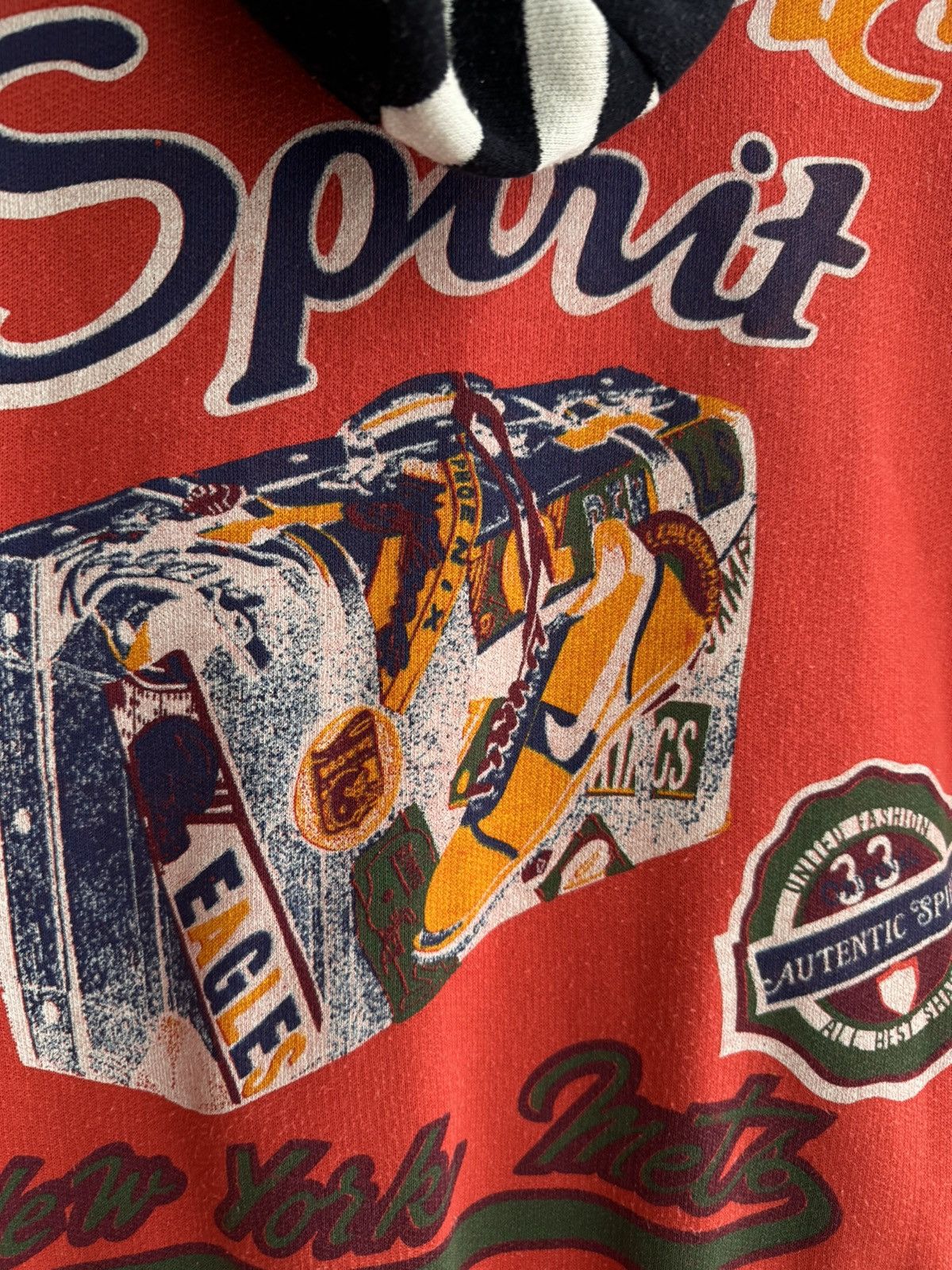 NBA × Vintage Vintage New York Mets Authentic Spirit Button Hoodie Size US L / EU 52-54 / 3 - 7 Thumbnail