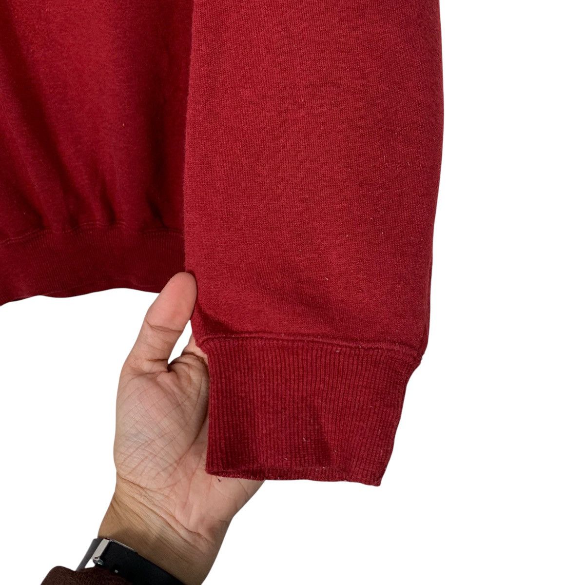 Japanese Brand Japanese Brand Mr Samurai Crewneck Red Sweatshirt Size US L / EU 52-54 / 3 - 9 Thumbnail