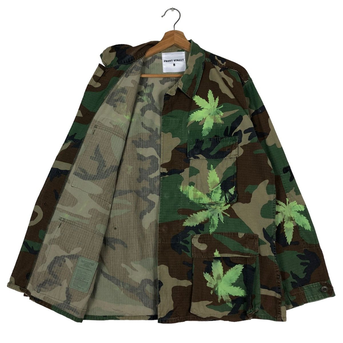 Japanese Brand 🔥Camo Jacket Multi Pocket Cargo Front Street Made in Italy Size US M / EU 48-50 / 2 - 11 Thumbnail