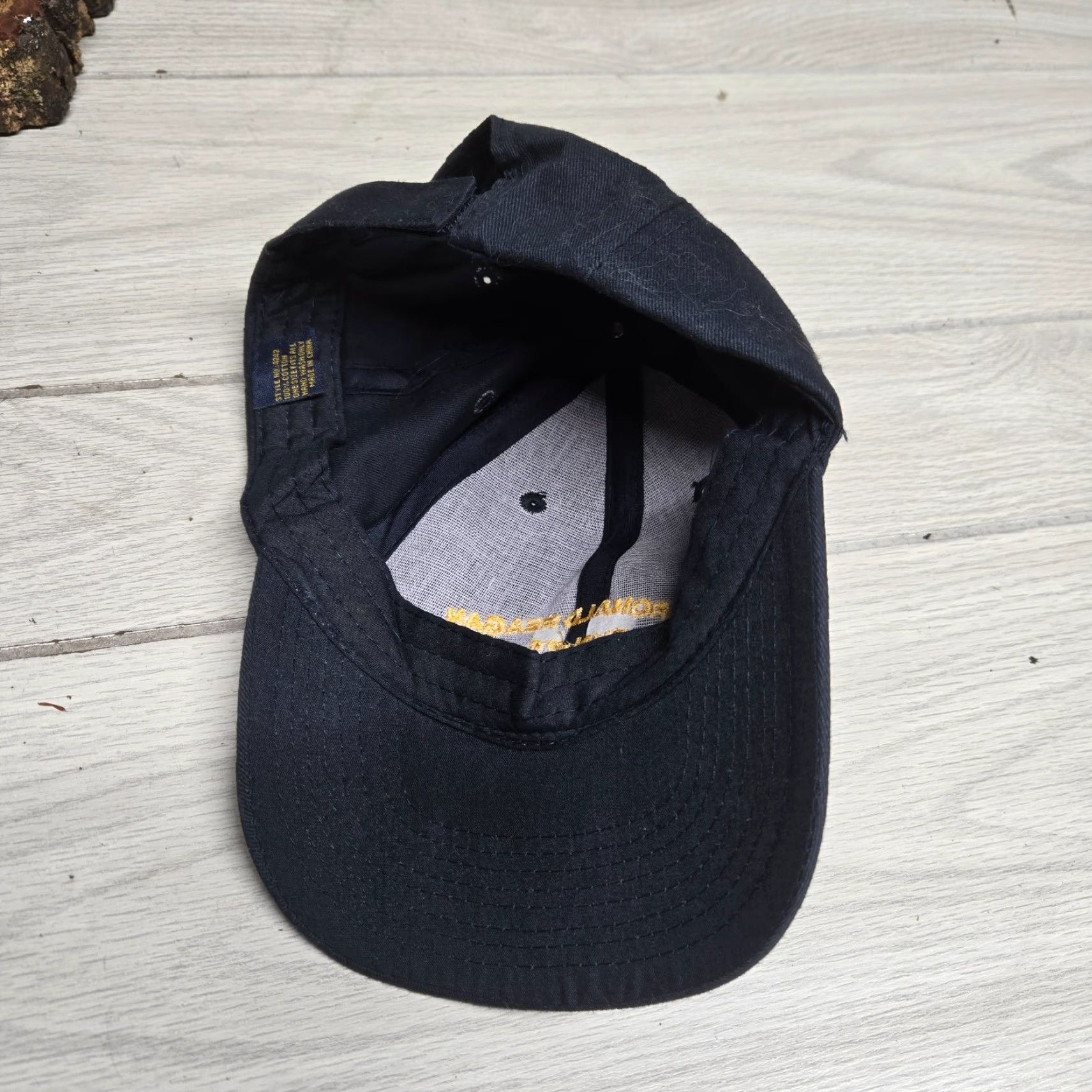 Vintage VINTAGE USS Ronald Reagan CVN-76 Navy Ship Baseball Cap Men's Adjustable Embroidered Blue Size ONE SIZE - 5 Thumbnail