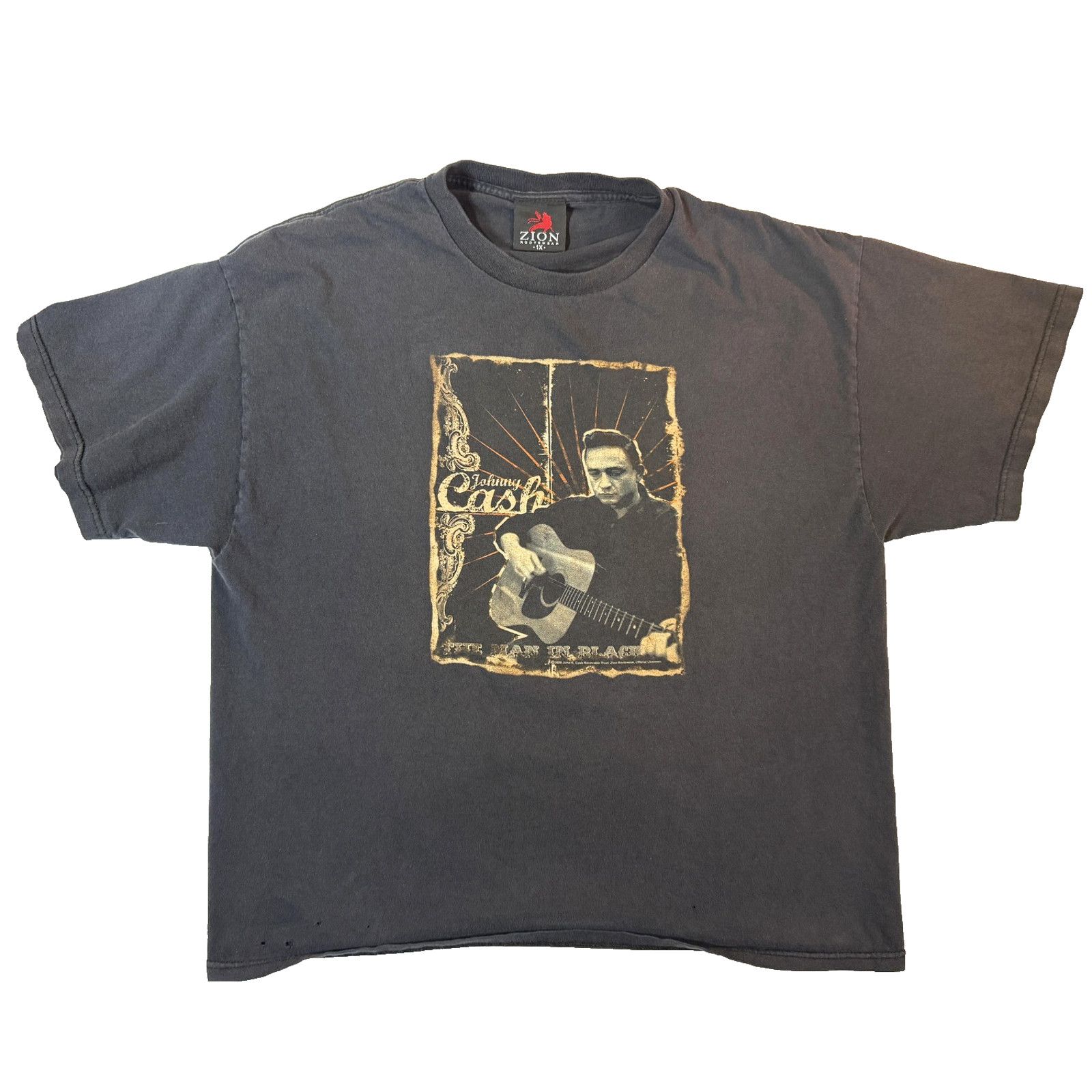 Zion Rootswear Vintage Johnny Cash TShirt XL Zion Rootswear Western Y2K Size US XL / EU 56 / 4 - 1 Thumbnail