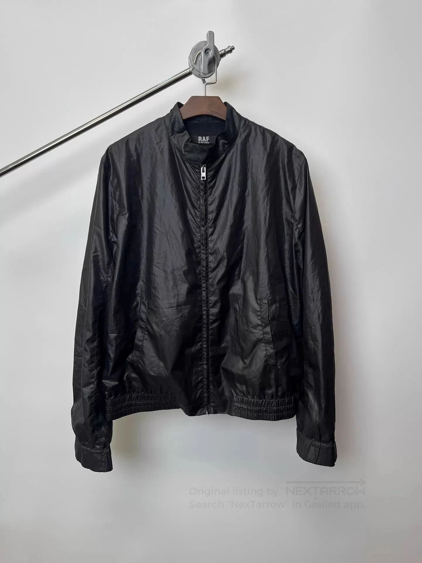 Raf Simons Black Zip-Front Bomber Jacket Size M. Size US M / EU 48-50 / 2 - 1 Thumbnail