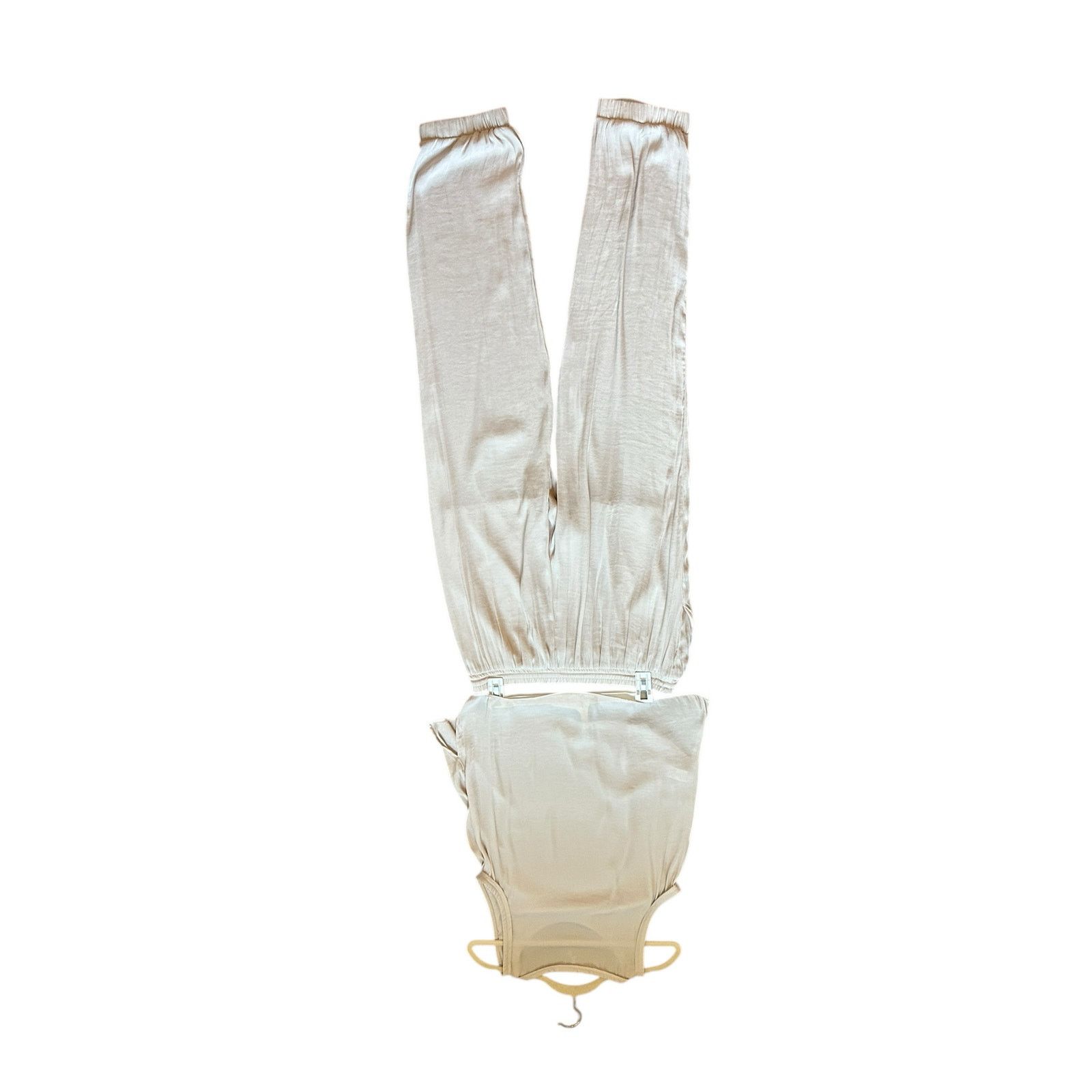 Other Naked Zebra Beige Round Neck Sleeveless Drawstring Joggers Size 28" / US 6 / IT 42 - 7 Thumbnail