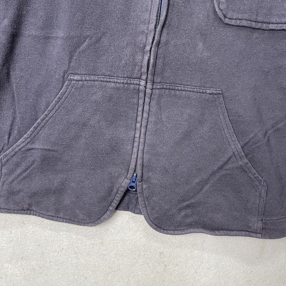 mercibeaucoup MerciBeaucoup Zip Hoodie – Navy Minimal Pocket Design Size M / US 6-8 / IT 42-44 - 6 Thumbnail