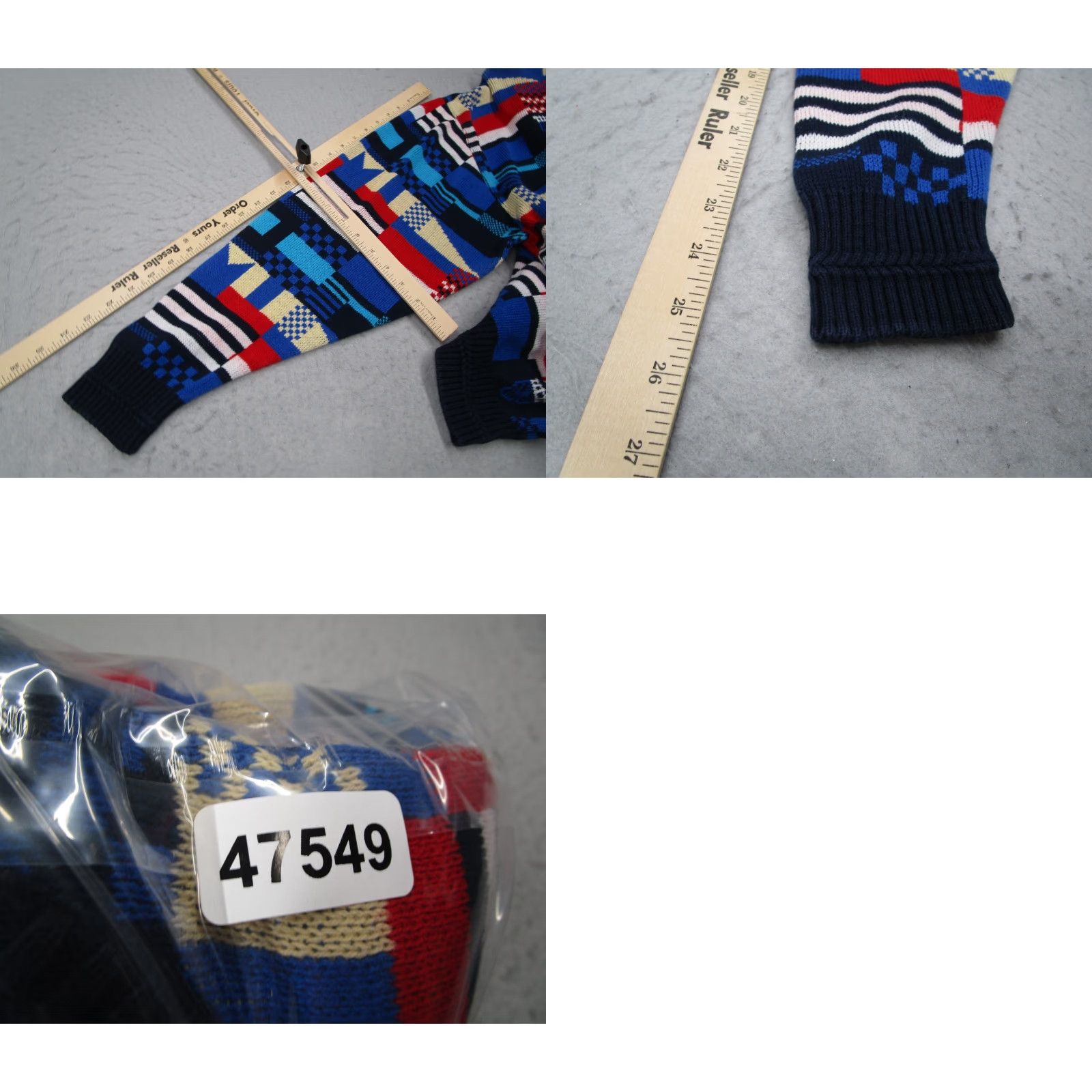 Vintage VINTAGE Tricots St. Raphael Sweater Men Large Blue Crew Neck Cotton Nautical Flags 80s 90s Retro Outdoor Size US L / EU 52-54 / 3 - 8 Thumbnail