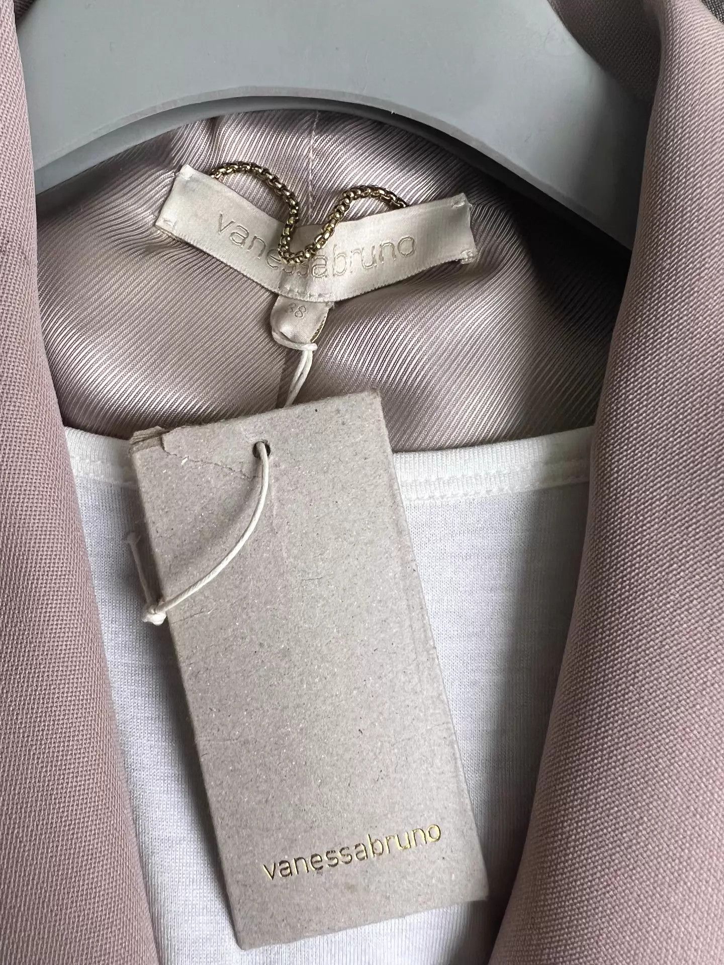 Vanessa Bruno Vanessa Bruno Pale Pink Short Blazer Wmns 38 NWT Size XS / US 0-2 / IT 36-38 - 4 Thumbnail