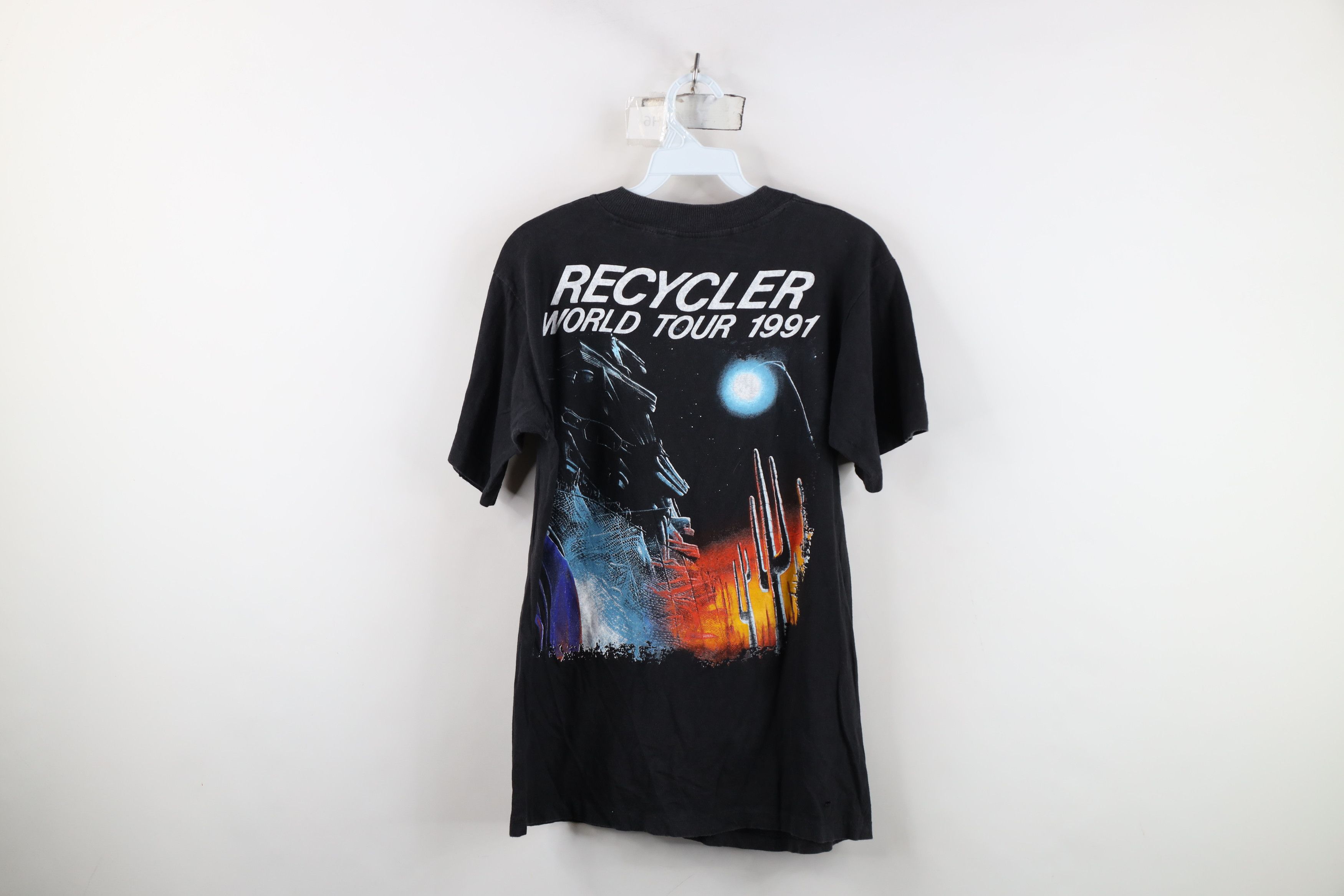 Vintage Vintage 90s Spell Recycler World Tour ZZ Top Band T-Shirt Size US M / EU 48-50 / 2 - 14 Thumbnail