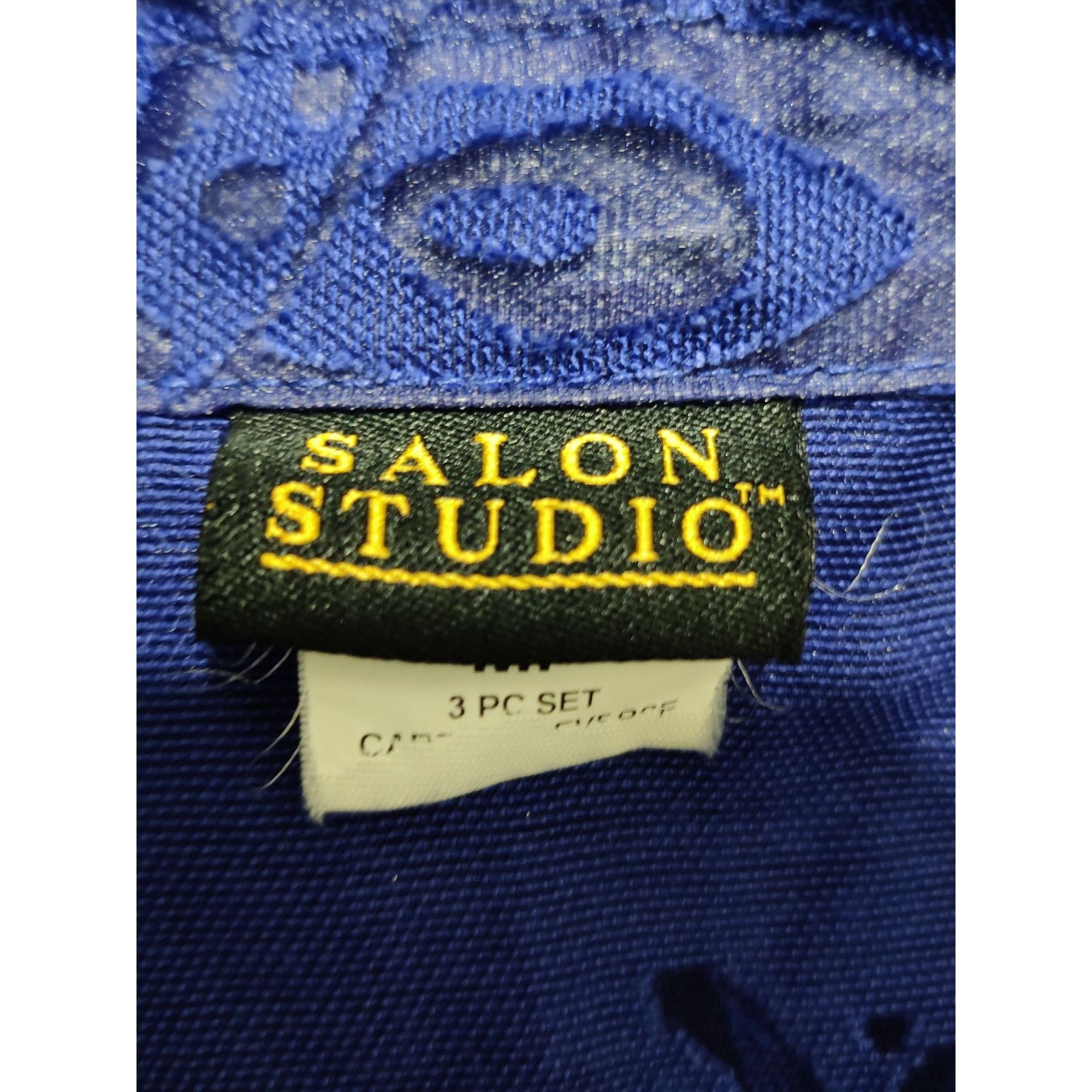 Other Salon Studio MP Petite Womens Blue Blouse Sheer Paisley Long Size M / US 6-8 / IT 42-44 - 7 Thumbnail