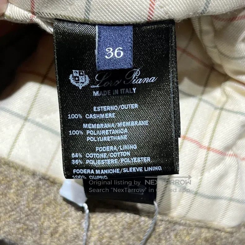 Loro Piana Loro Piana Icer Camel Cashmere Stand Collar Cotton Coat Size XXS / US 00 / IT 34 - 5 Thumbnail