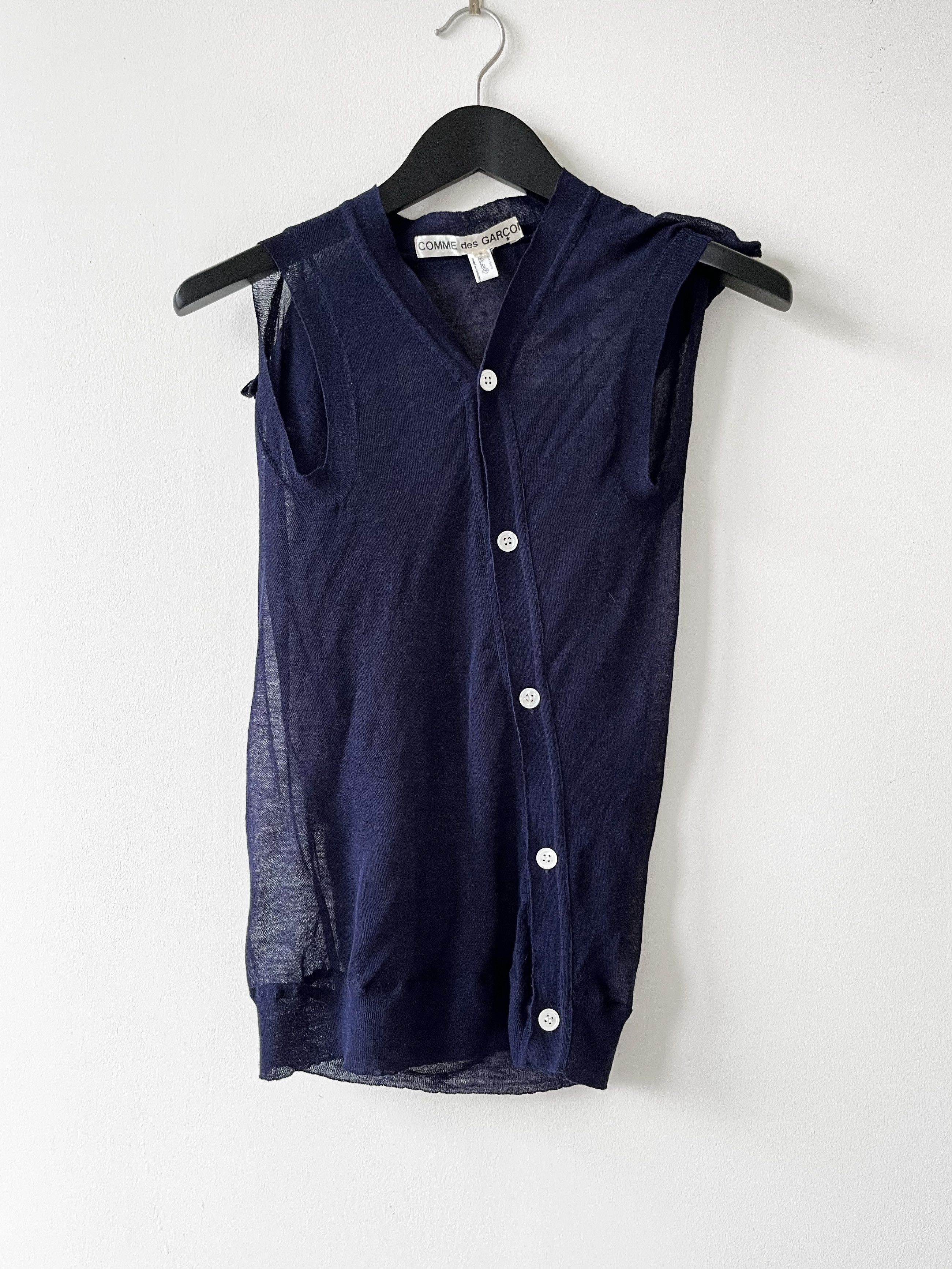 Comme des Garcons Comme des Garcons twisted sleeveless knit Size S / US 4 / IT 40 - 1 Thumbnail