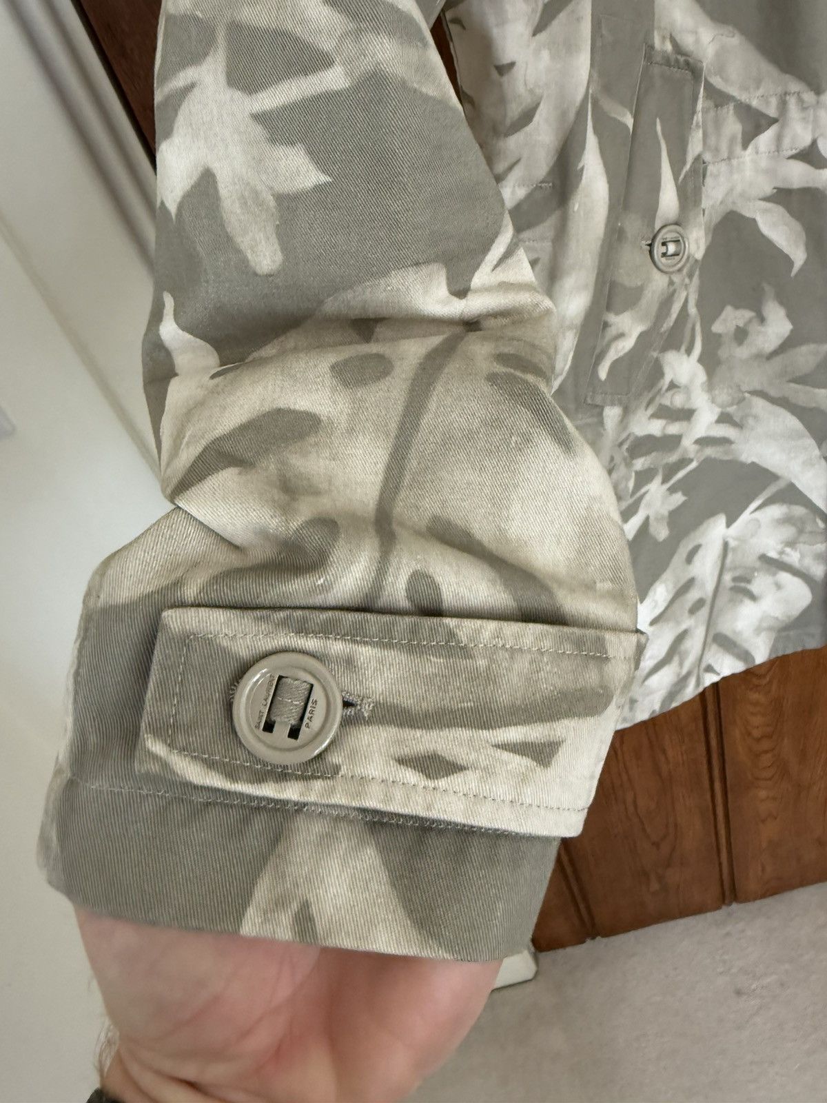 Saint Laurent Paris SS21 Saint Laurent palm tree parka jacket rocket 50 grail Size US M / EU 48-50 / 2 - 13 Thumbnail
