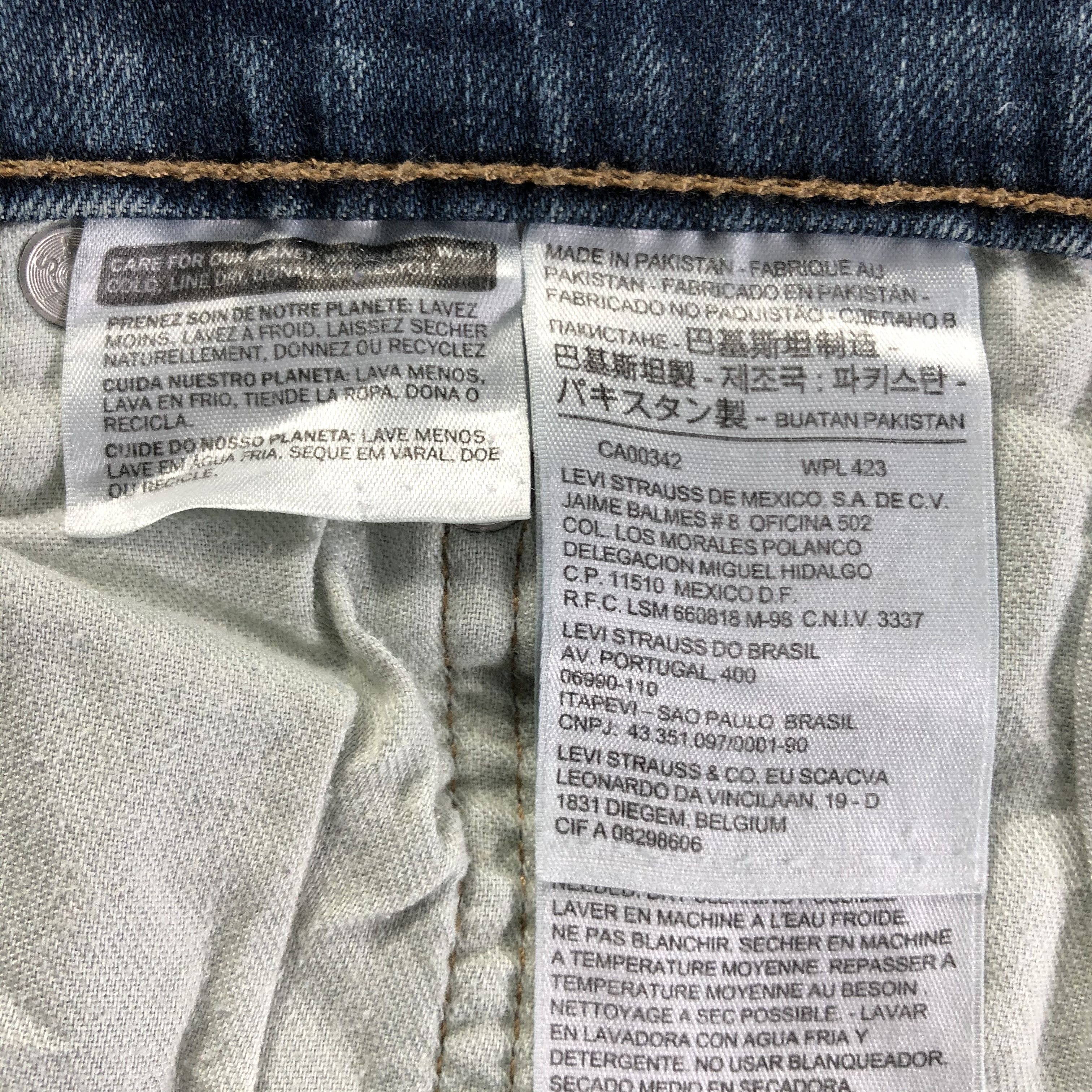 Levi's Vintage Blue Wash Levis 559 Jeans-J3418 Size US 44 / EU 60 - 10 Thumbnail