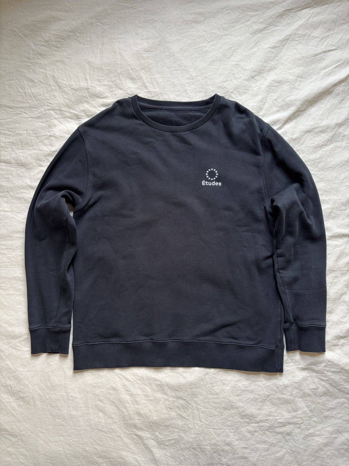 Etudes Études Black Crewneck Logo Sweatshirt Size US L / EU 52-54 / 3 - 1 Thumbnail