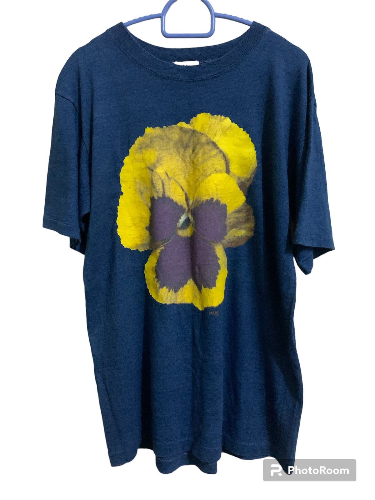 Indigo × Vintage Dope🔥NATURAL Indigo tee shirt By Maze Size US S / EU 44-46 / 1 - 1 Thumbnail