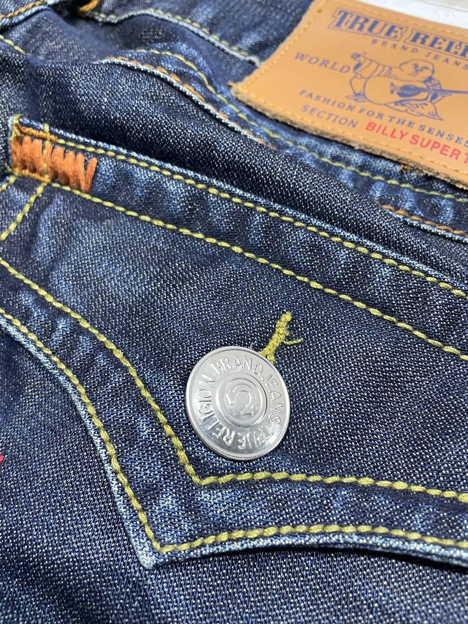 True Religion Vintage True Religion Billy Super T Denim Jeans Y2K 90s Size US 36 / EU 52 - 11 Thumbnail