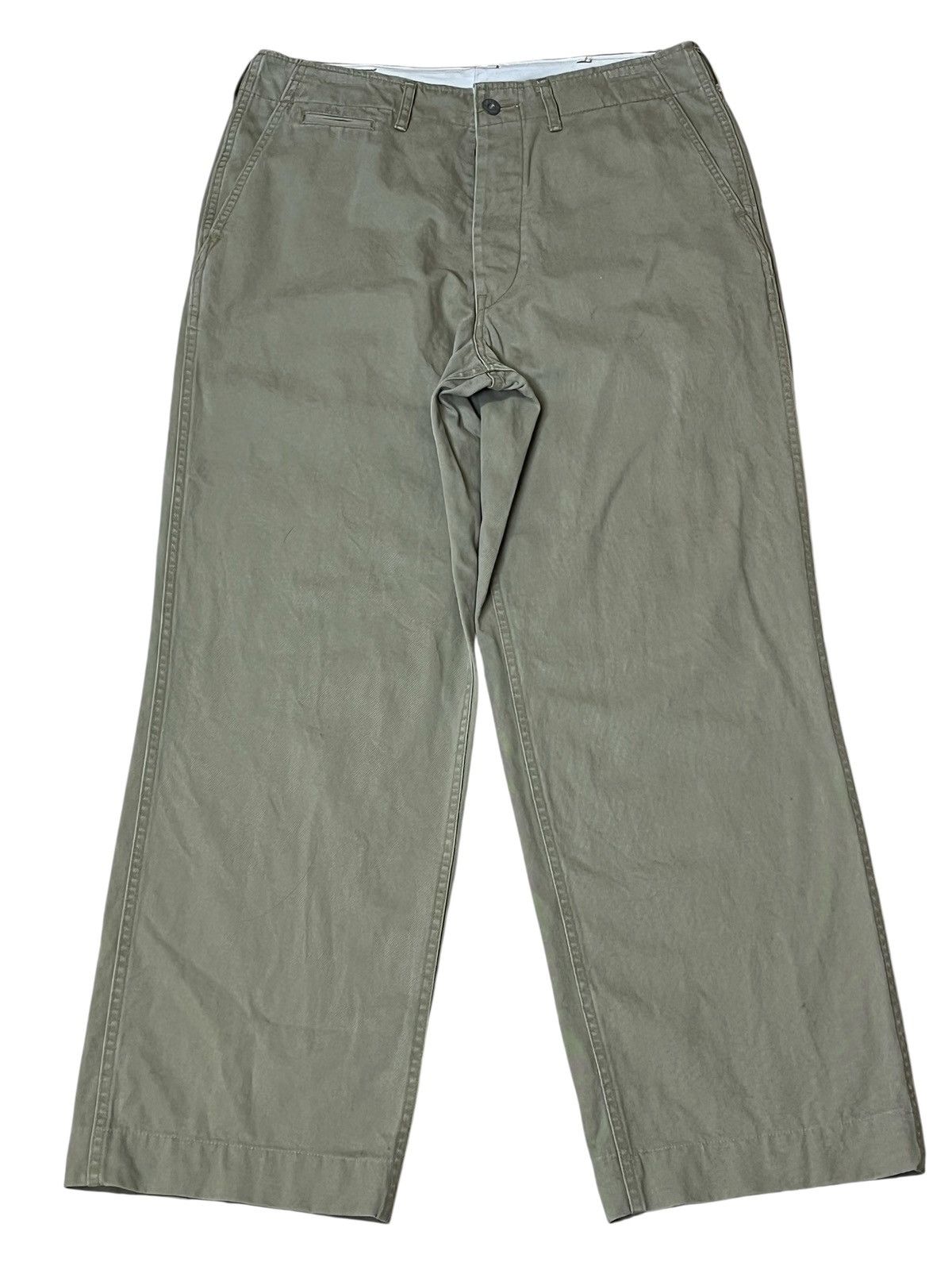 Toyo Enterprises Vintage BOBSON TK401Z us army m-1941 trousers chinos pants Size US 33 - 2 Thumbnail
