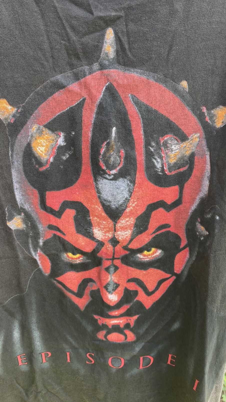 Star Wars Very Rare 90s Star Wars Darth Maul Face Double Sided Print Size US XL / EU 56 / 4 - 8 Thumbnail