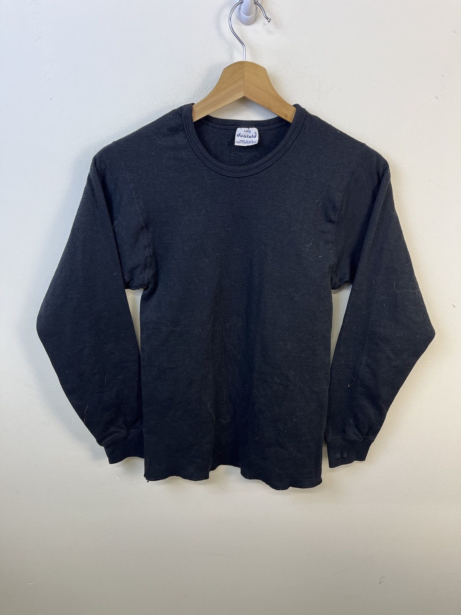 Other Vintage Tee Shirt 1990s Duofold Black Undershirt Size L Size US L / EU 52-54 / 3 - 1 Thumbnail