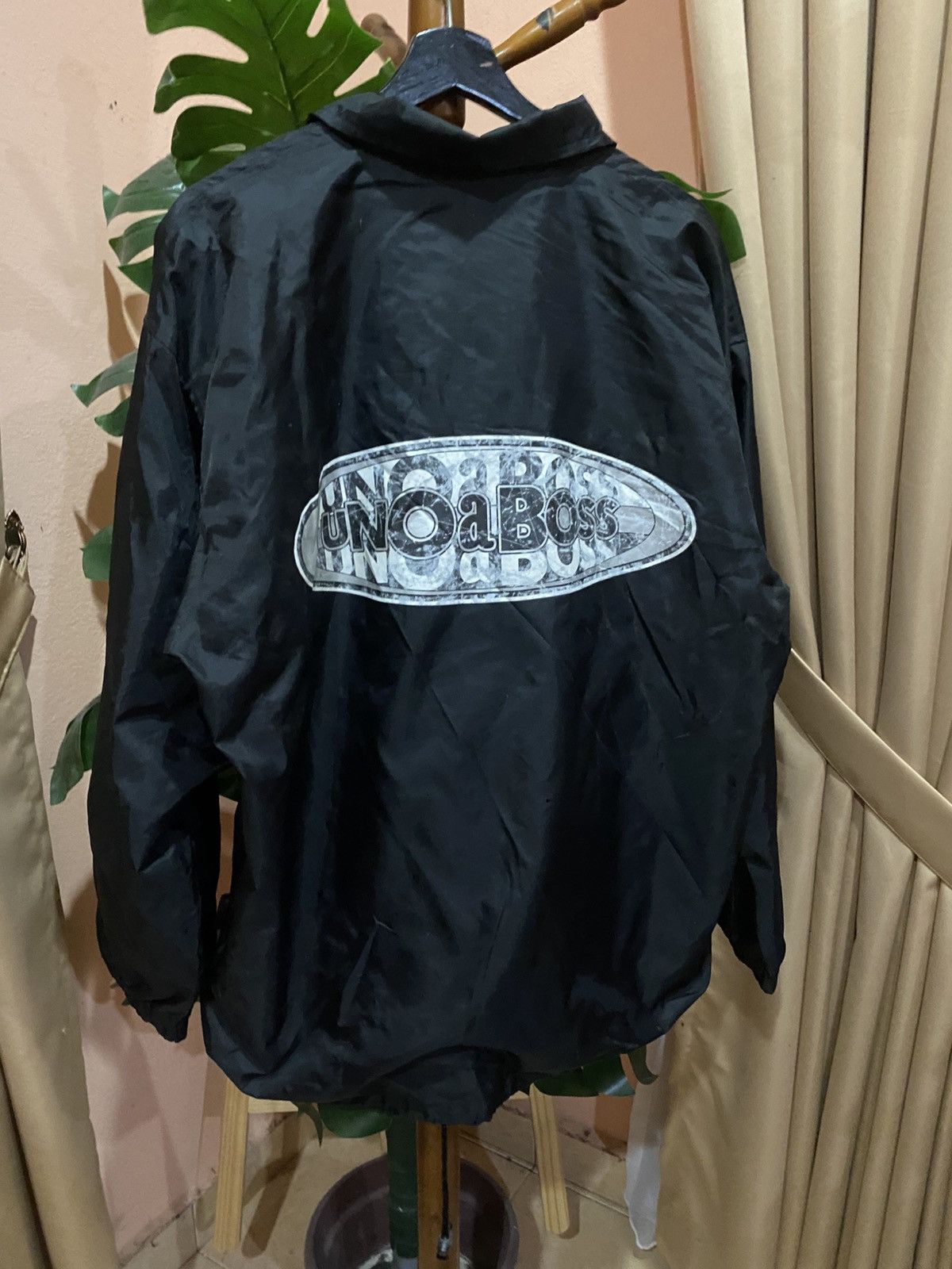 Other UNO & BOSS Black Nylon Coach Jacket – Vintage Streetwear Size US L / EU 52-54 / 3 - 7 Thumbnail