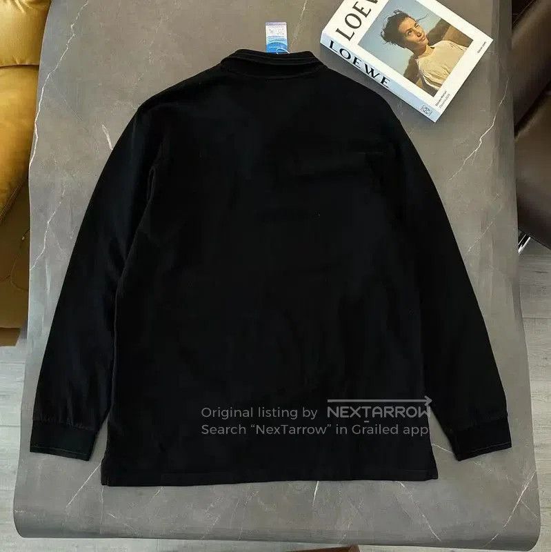 Burberry Burberry Black Cotton Long Sleeve Polo. Size US XXL / EU 58 / 5 - 2 Thumbnail