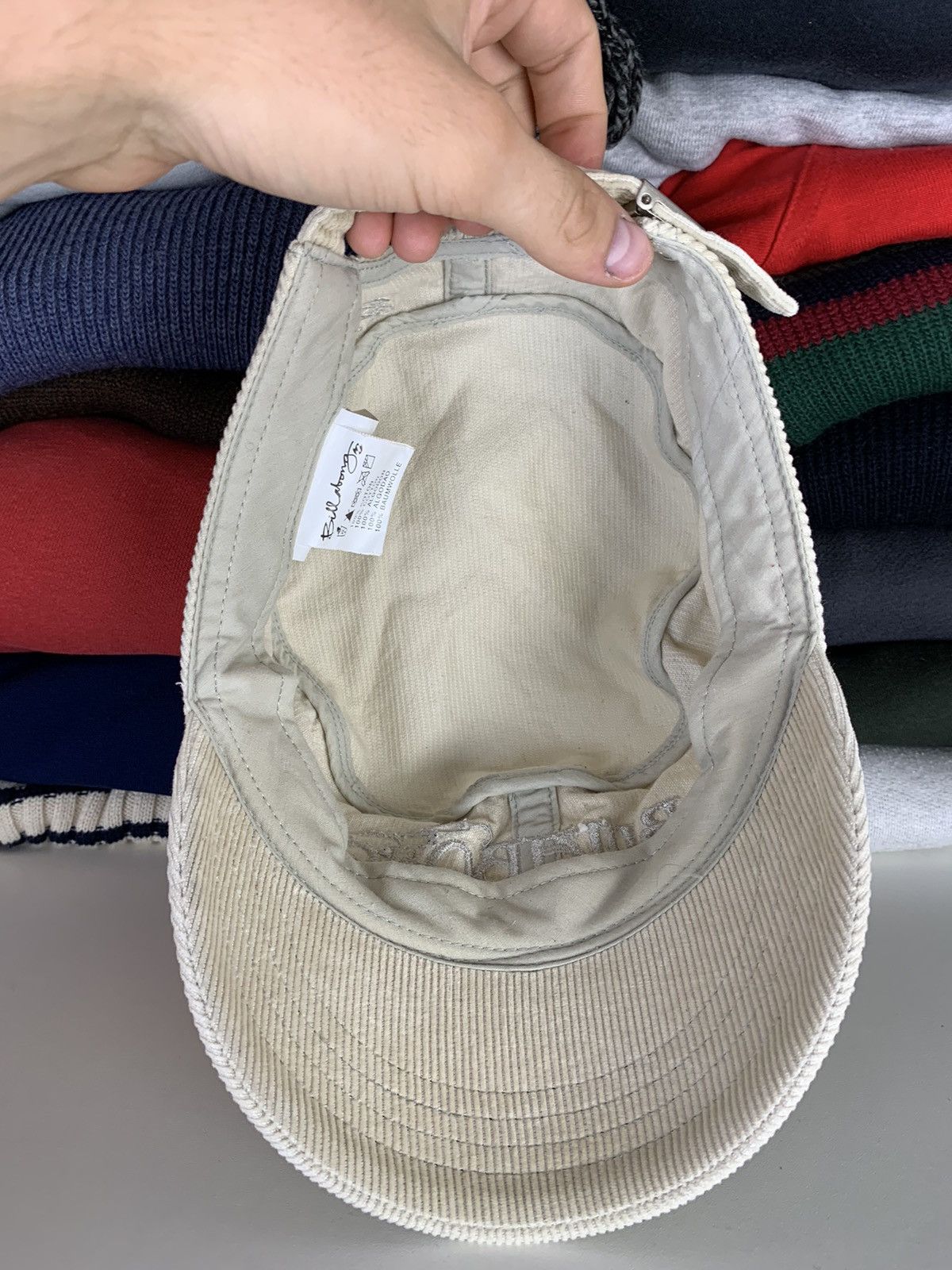 Billabong Billabong Big Logo Corduroy Cap Hat Size ONE SIZE - 9 Thumbnail