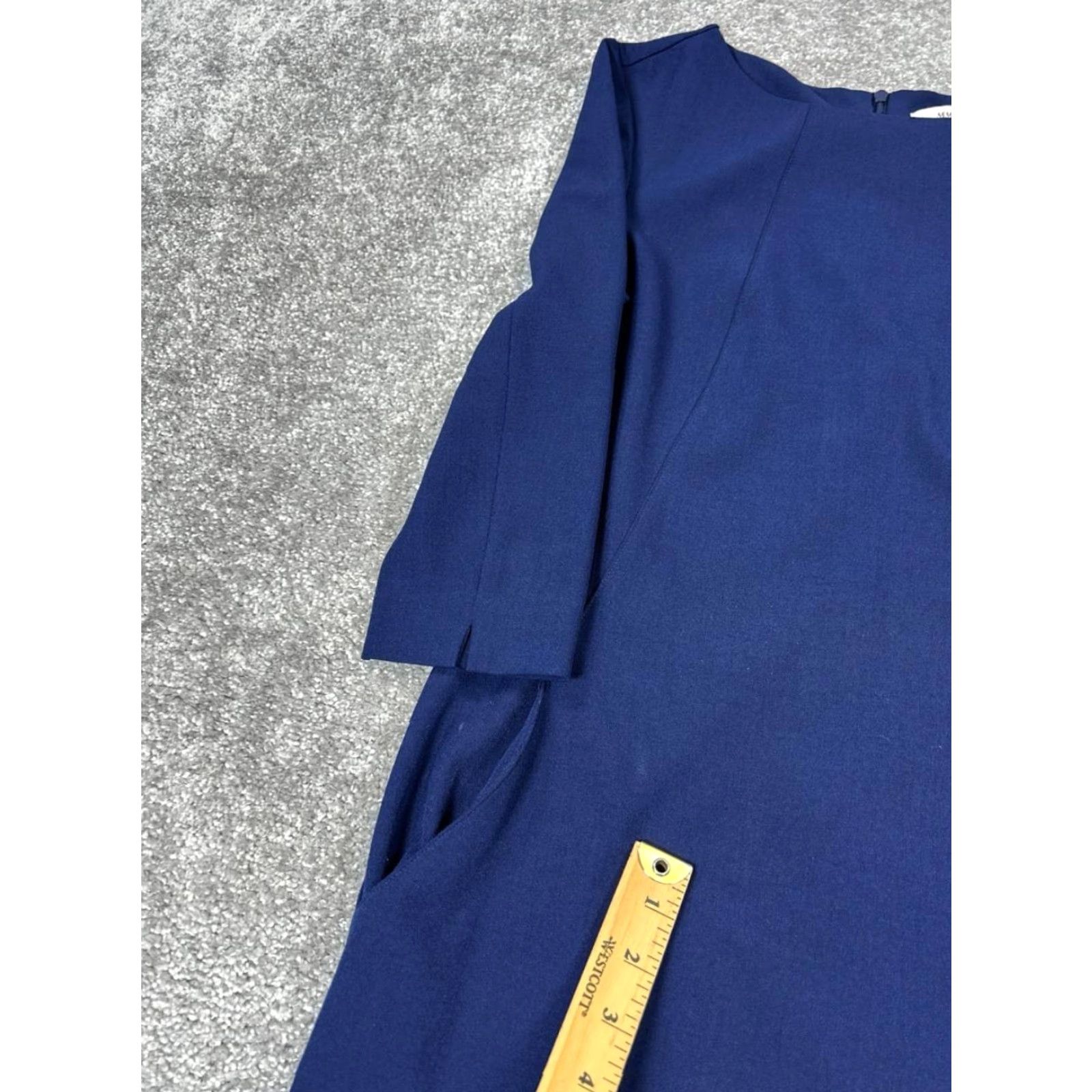 M.M.LaFleur MM.LaFleur Dress Womens 2 Blue Blouson Shirt? Size XS / US 0-2 / IT 36-38 - 5 Thumbnail