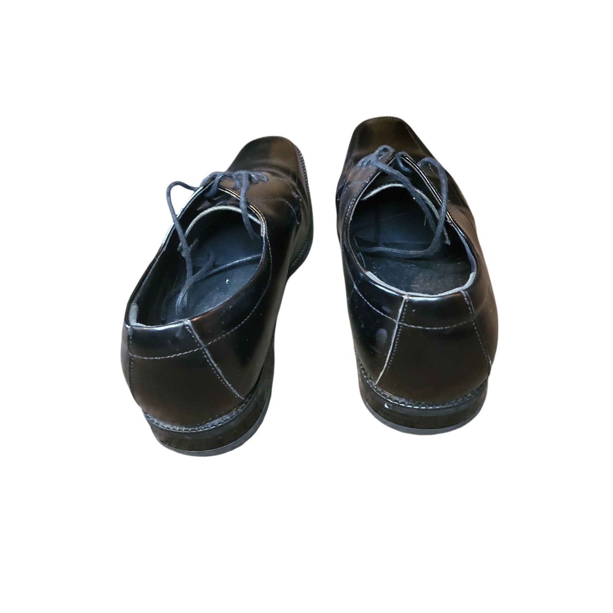 Stacy Adams Stacy Adams Cassidy Moc Toe Oxford Shoes Men Sz 12M Black Le Size US 12 / EU 45 - 4 Thumbnail