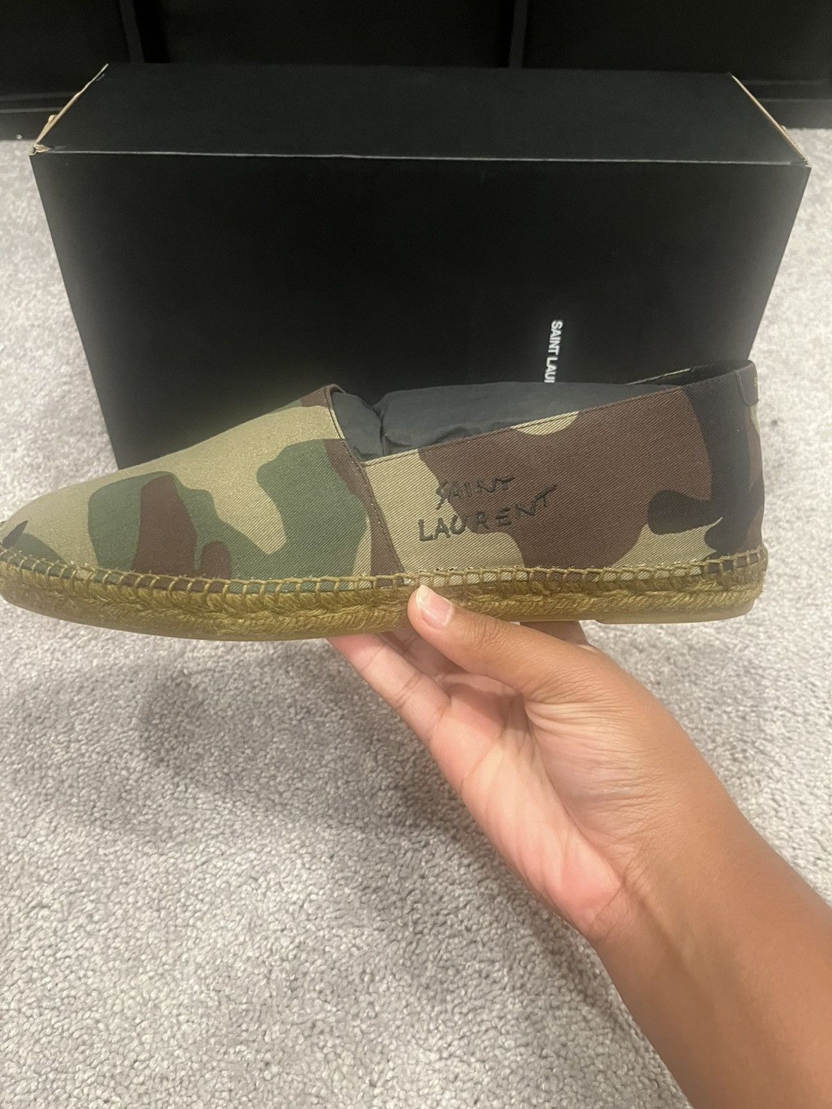 Saint Laurent Paris Saint Laurent espadrille camoflague shoe Size US 11 / EU 44 - 3 Thumbnail