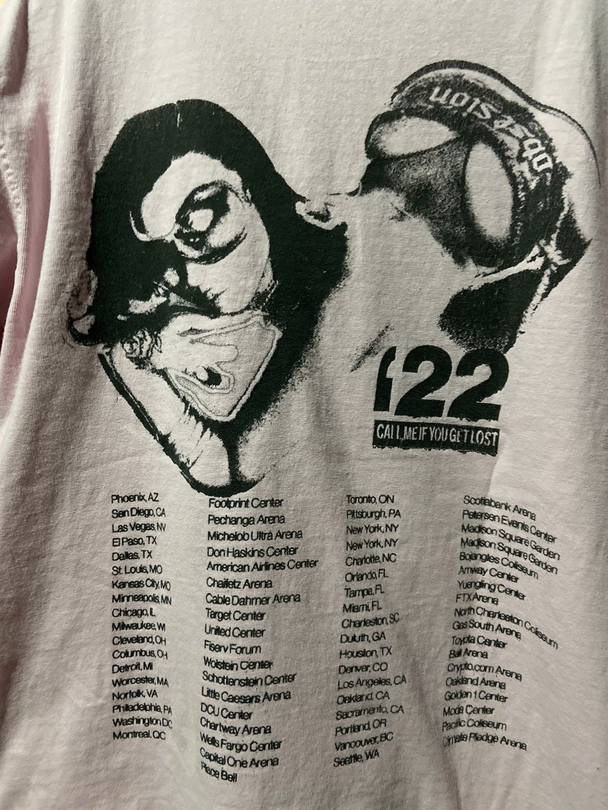 Band Tees × Golf Wang kali uchis call me if you get lost tour 22 t shirt size m Size US M / EU 48-50 / 2 - 6 Thumbnail
