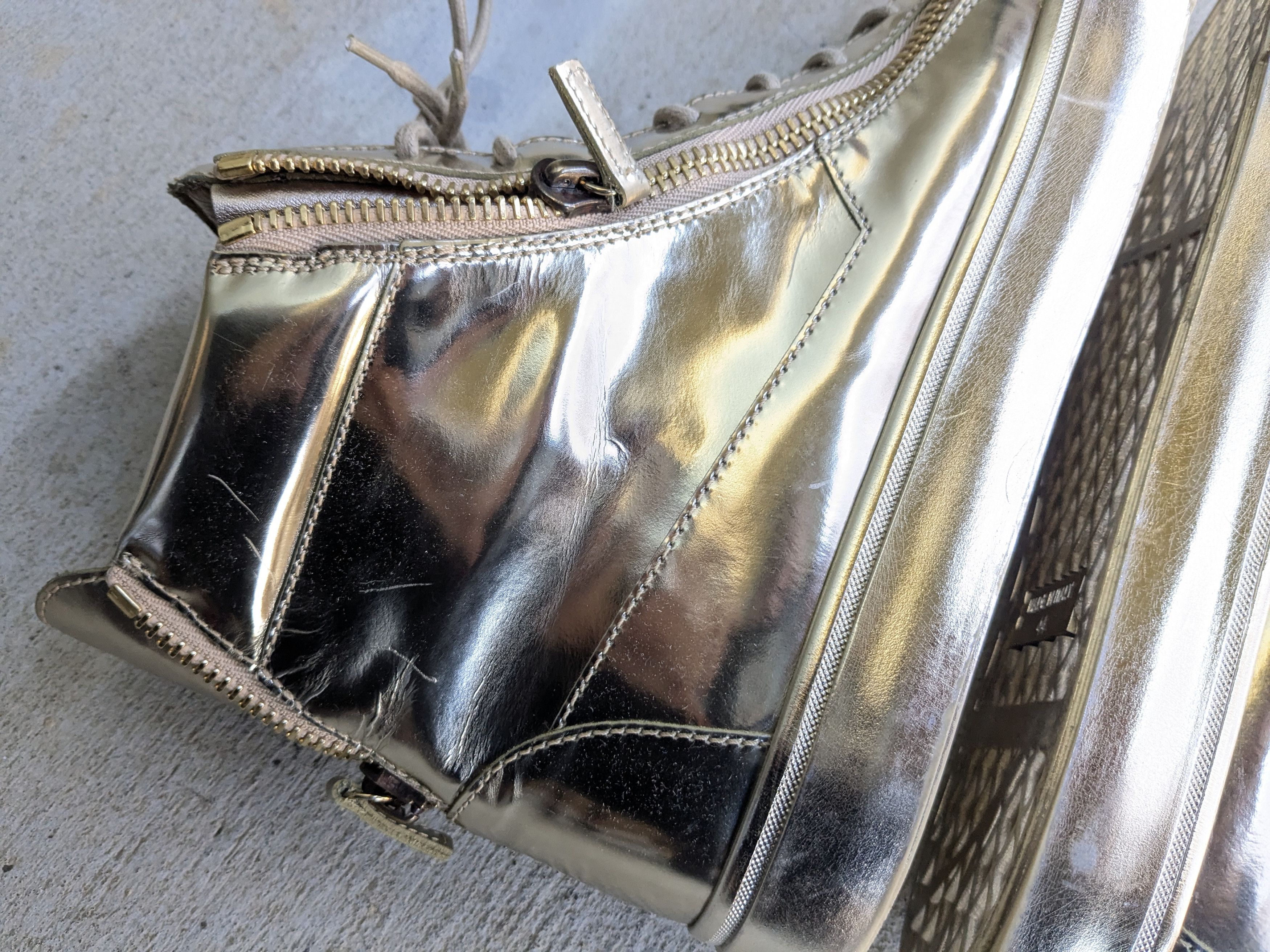 Giuseppe Zanotti Giuseppe Zanotti High Tops Gold Metallic 11 44 Size US 11 / EU 44 - 12 Thumbnail