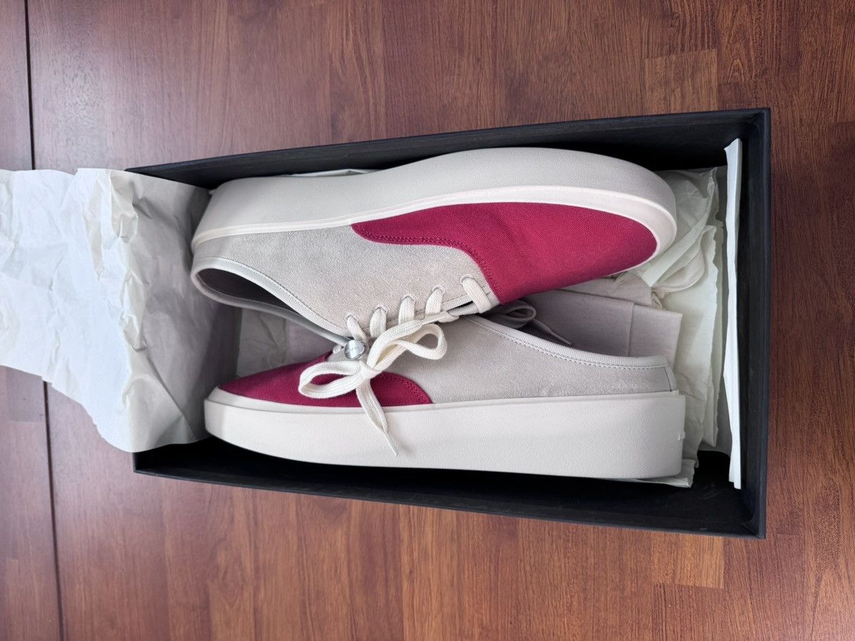 Fear of God Fear of God Sixth Collection Backless 101 Sneaker Bone/Red Size US 12 / EU 45 - 6 Thumbnail