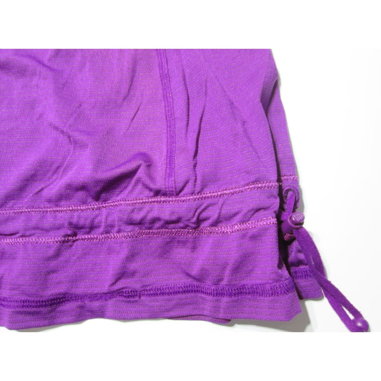 Lululemon Lululemon Womens Tank Purple Racerback Ruched Drawstring Activewear Size 4 Size S / US 4 / IT 40 - 4 Thumbnail