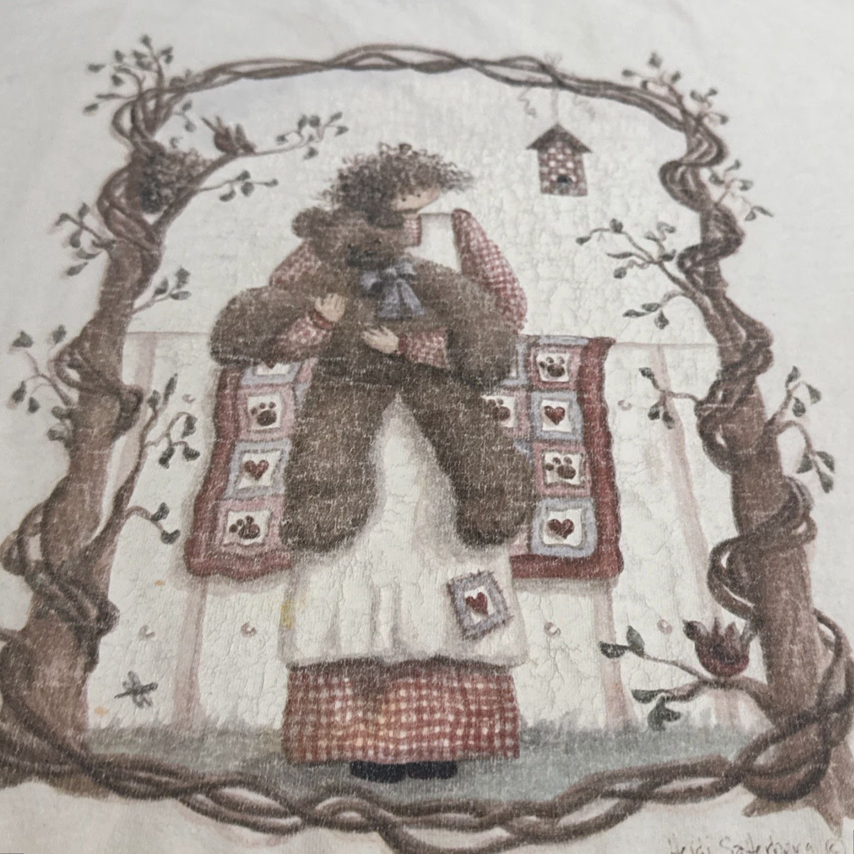 Gildan VINTAGE 90s Amish Country PA Tourist Vacation Teddy Bear T-Shirt Large White Unisex Adults Gildan Shirt 90s Toys Decor Size US L / EU 52-54 / 3 - 4 Thumbnail