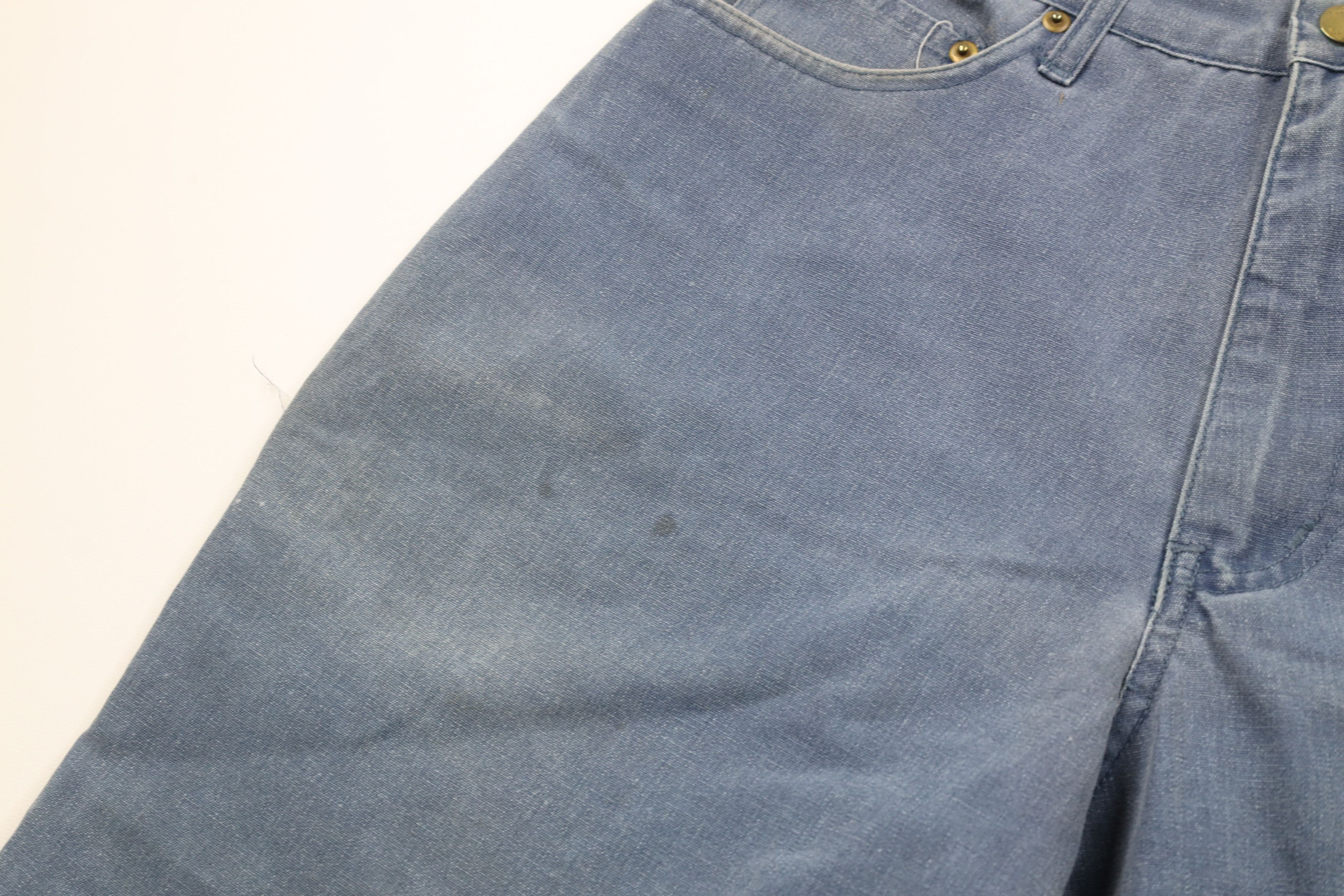 Vintage Vintage 90s Streetwear Baggy Stonewash Pigment Dye Shorts Size US 30 / EU 46 - 5 Thumbnail