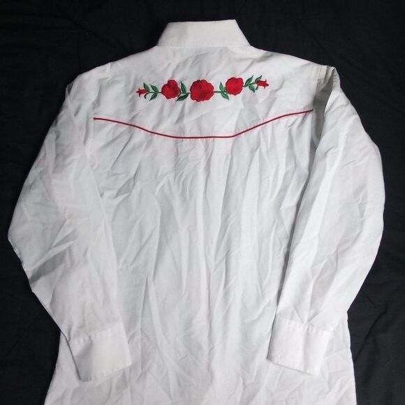 Other Vintage Ely Country Charmers Roses Western Pearl Shirt Size US M / EU 48-50 / 2 - 5 Thumbnail