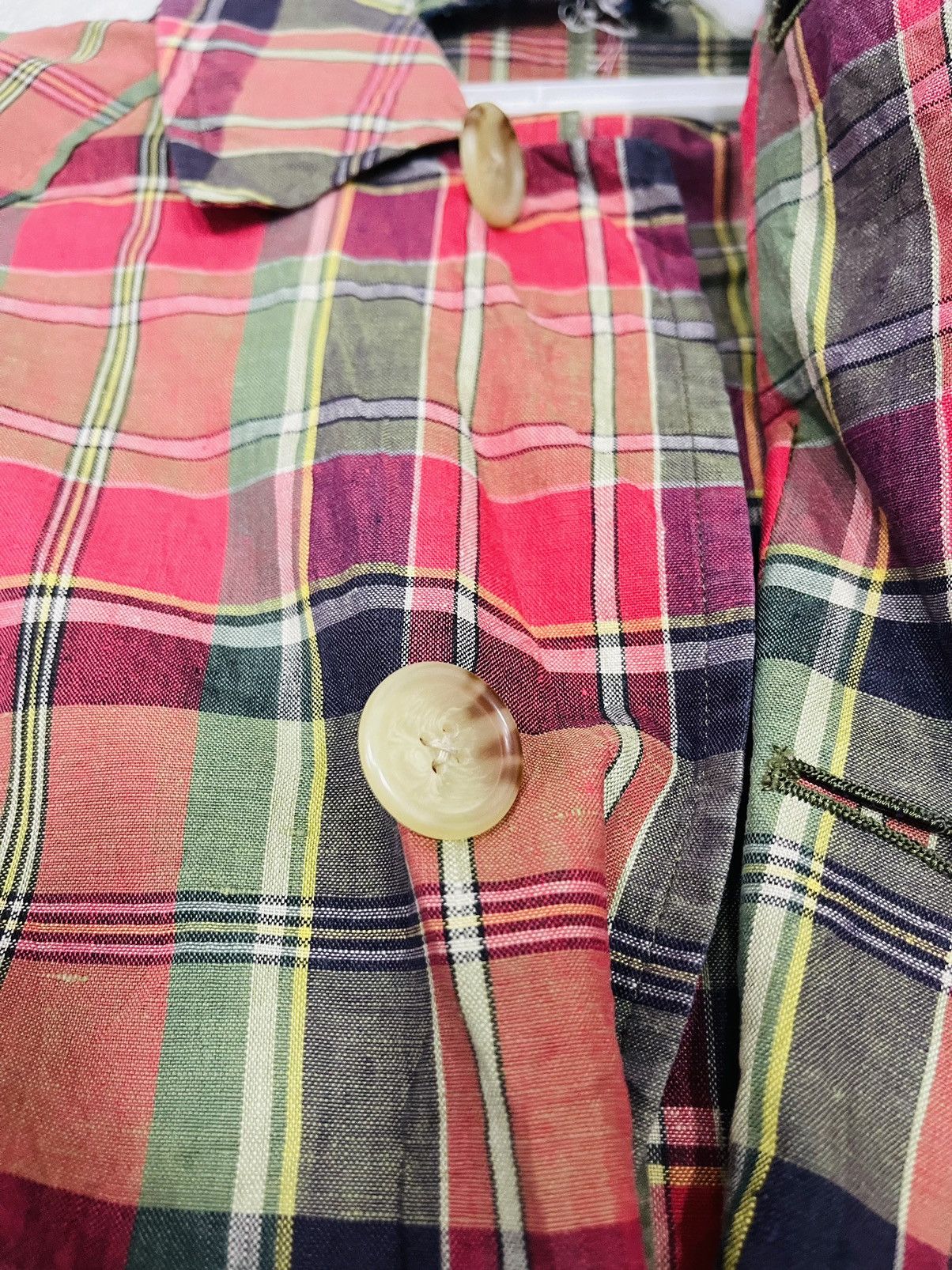 Lauren Ralph Lauren Distressed Ralph Lauren Checkered Trench Coat (11) Size US M / EU 48-50 / 2 - 7 Thumbnail
